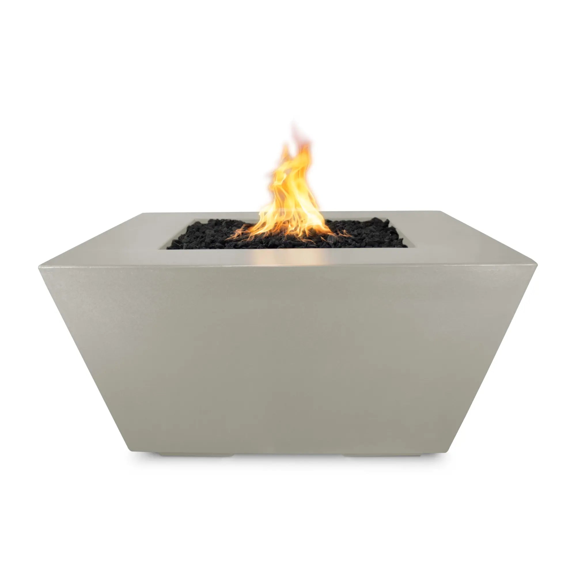 Redan 36" Square Concrete Gas Fire Pit – The Outdoor Plus The Outdoor Plus