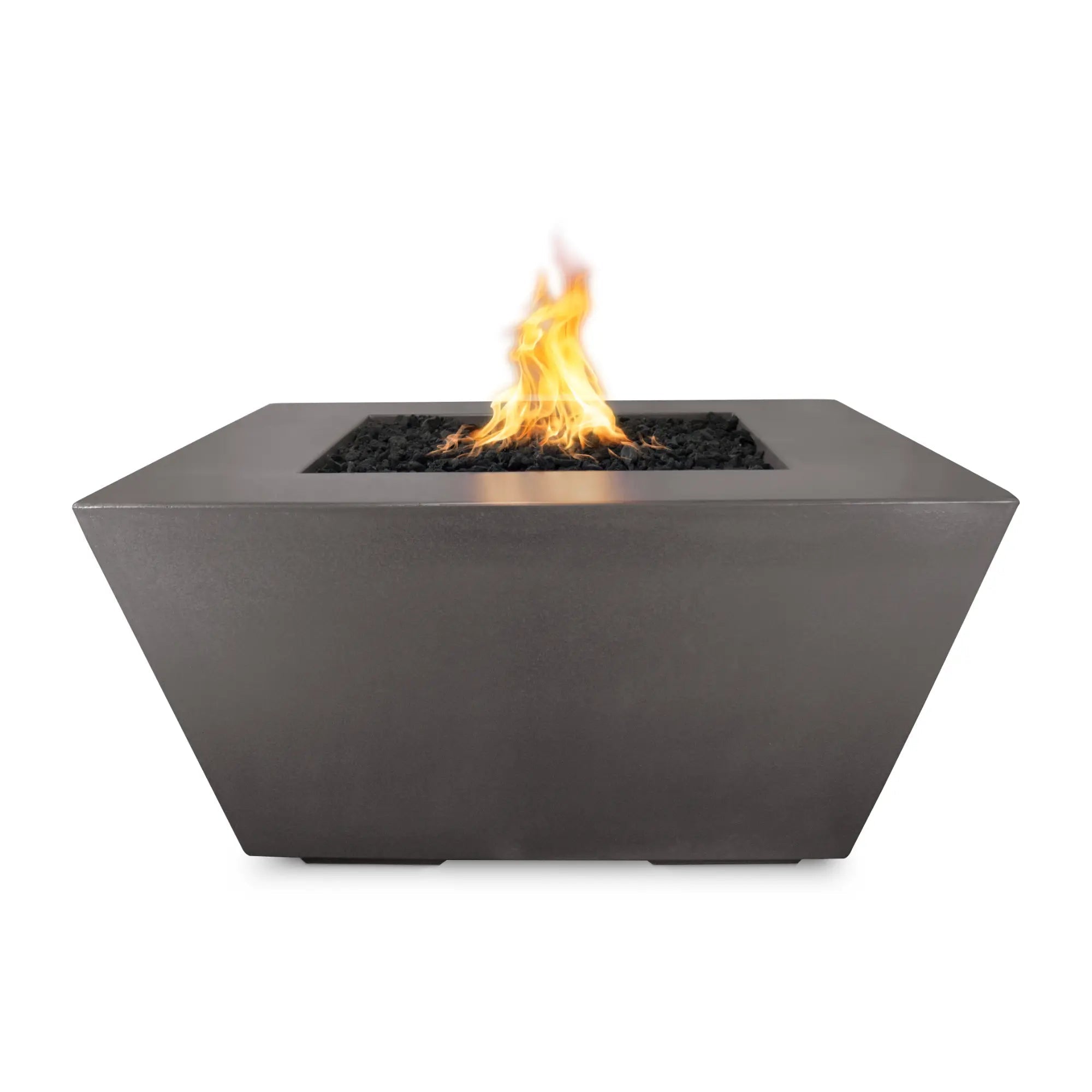 Redan 36" Square Concrete Gas Fire Pit – The Outdoor Plus The Outdoor Plus