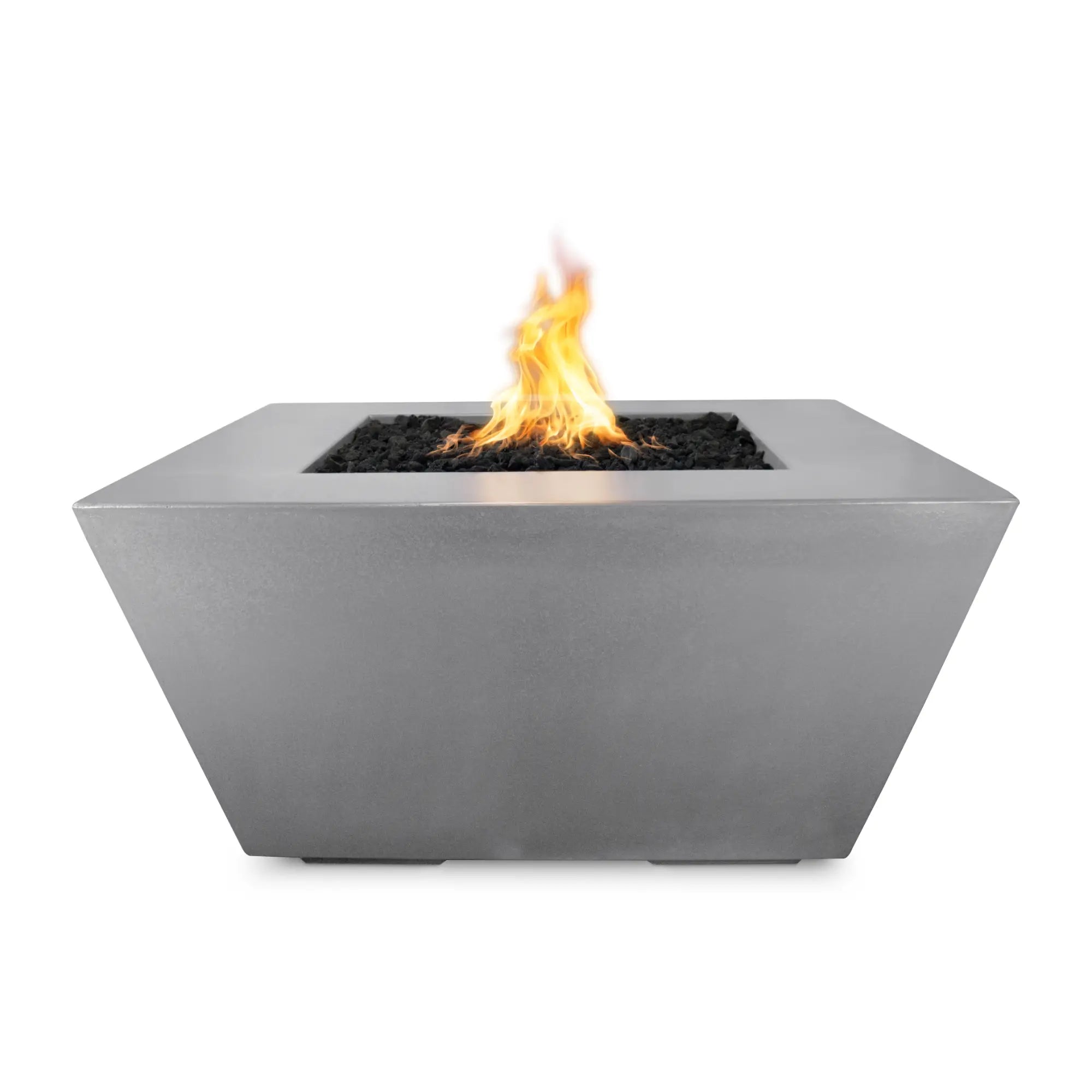 Redan 36" Square Concrete Gas Fire Pit – The Outdoor Plus The Outdoor Plus