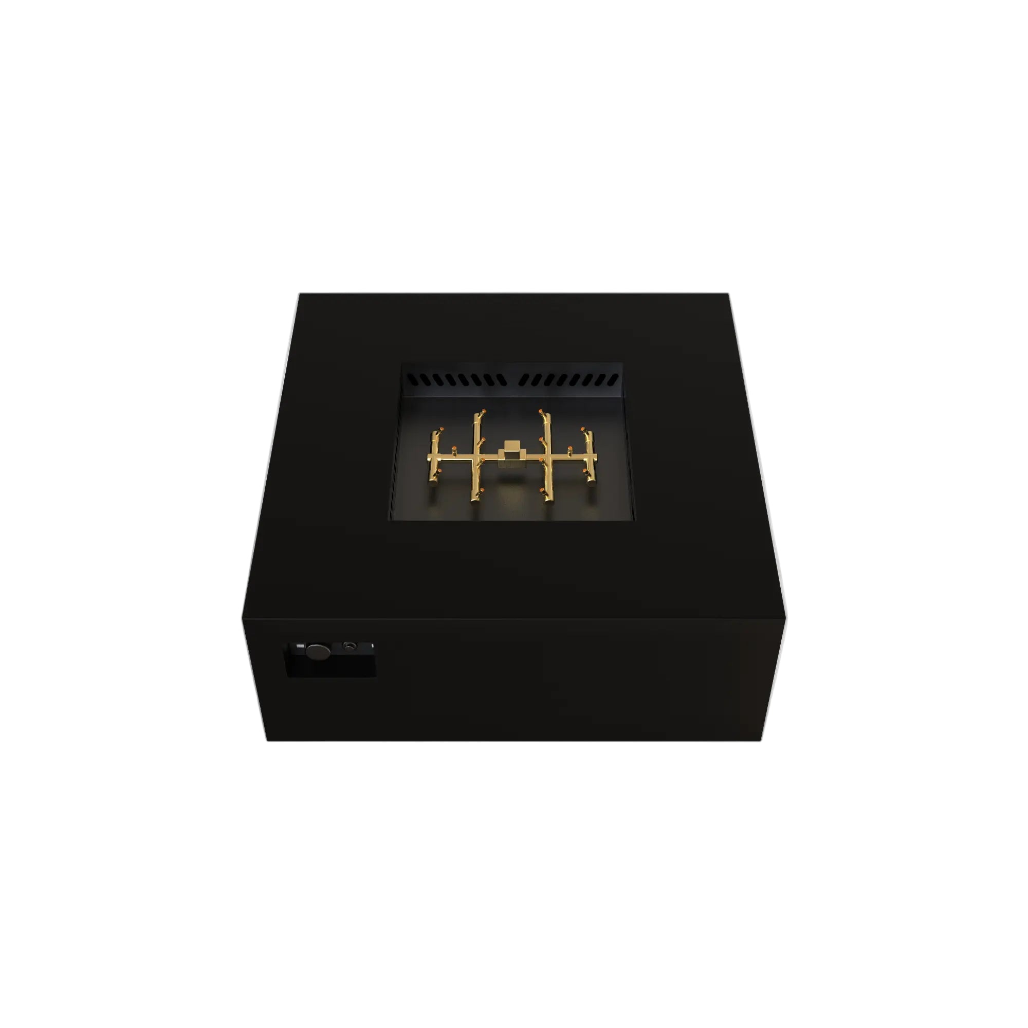 S40 AON 40″ Square Steel Gas Fire Table – Warming Trends