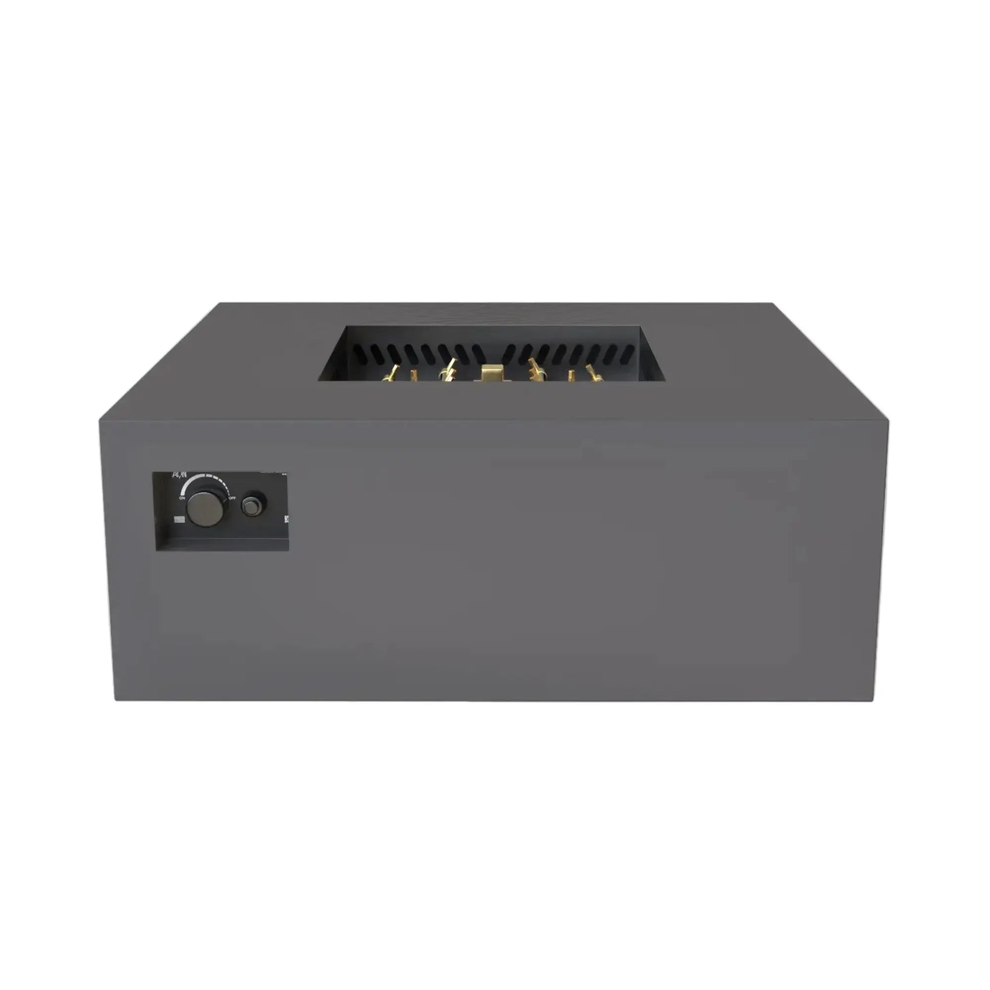 S40 AON 40″ Square Steel Gas Fire Table – Warming Trends Warming Trends