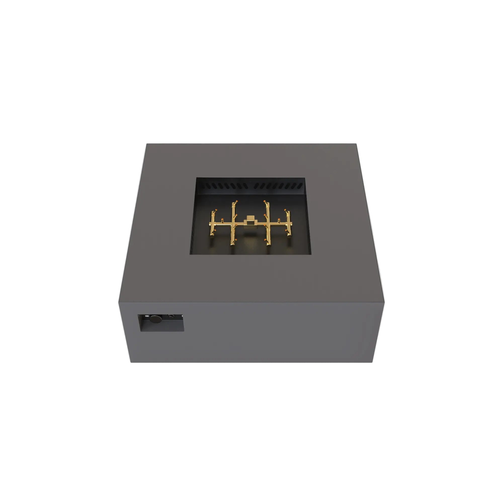 S40 AON 40″ Square Steel Gas Fire Table – Warming Trends
