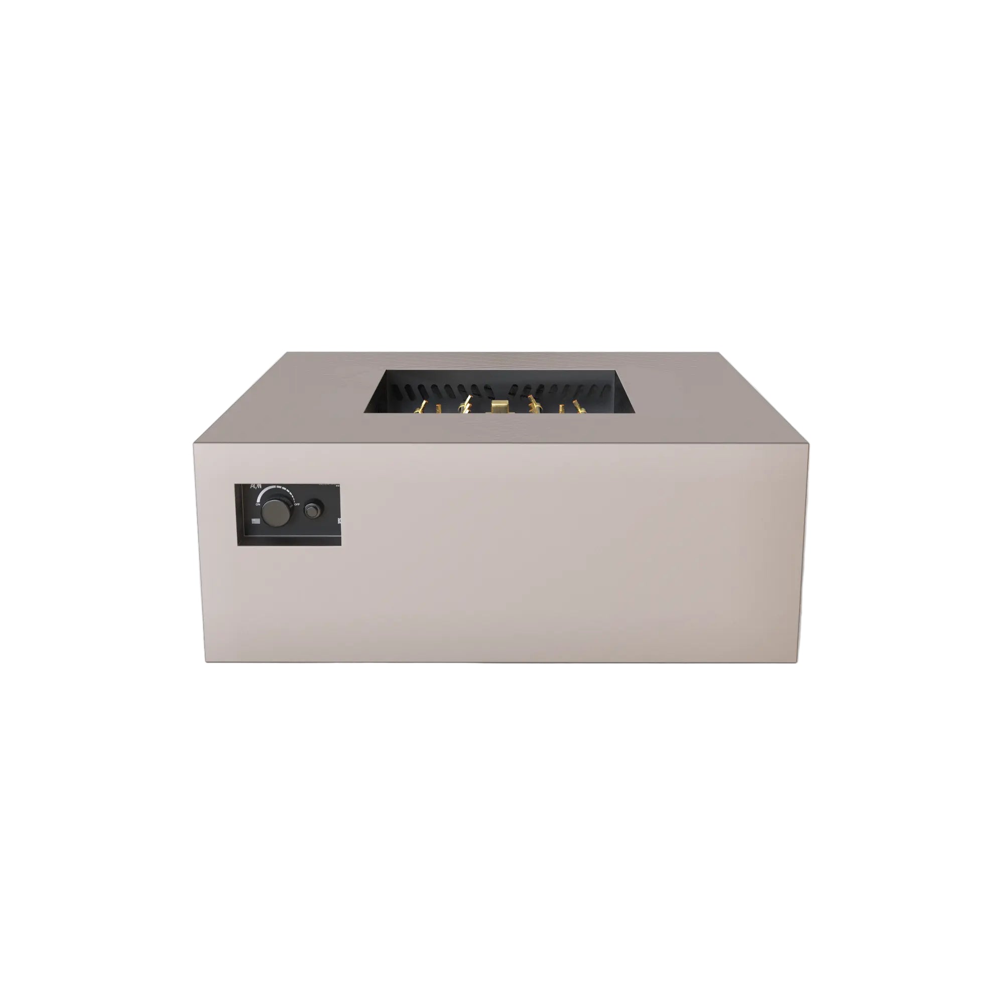 S40 AON 40″ Square Steel Gas Fire Table – Warming Trends