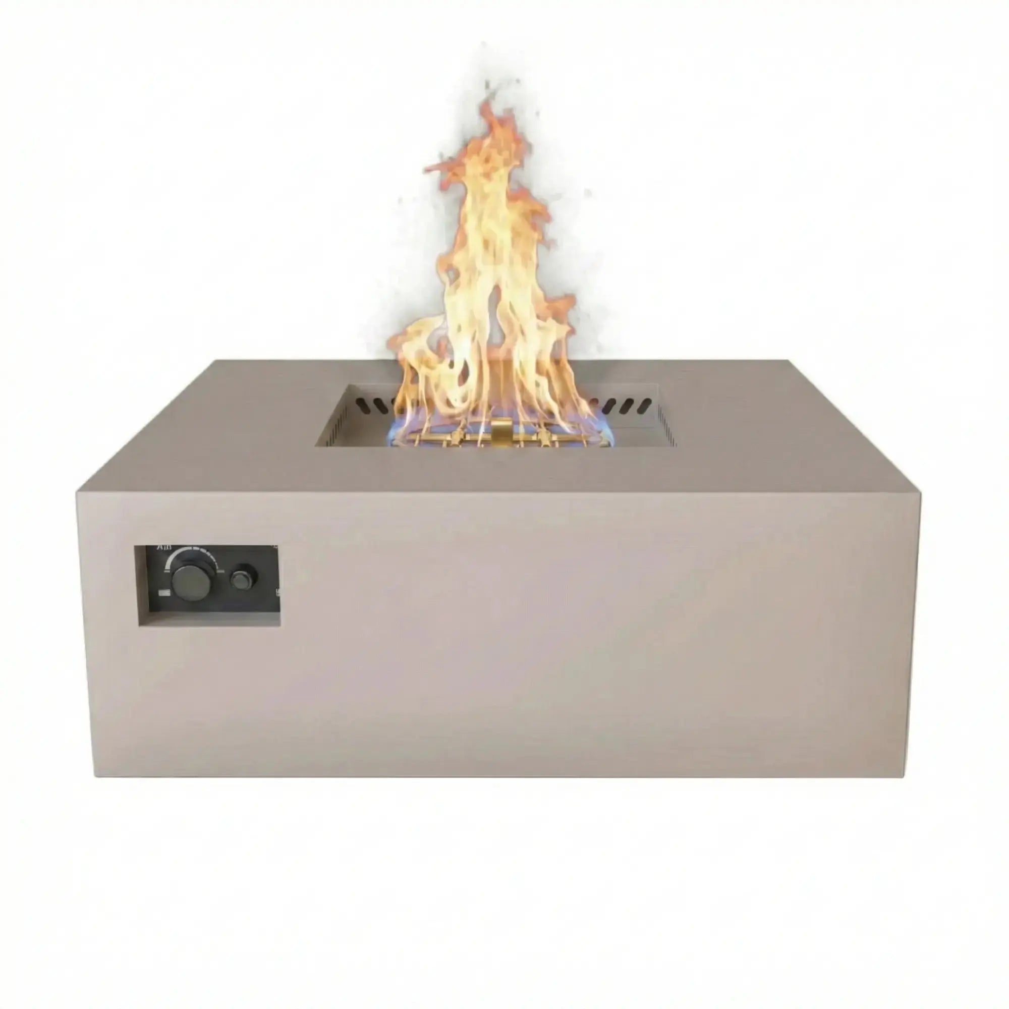 S40 AON 40″ Square Steel Gas Fire Table – Warming Trends Warming Trends