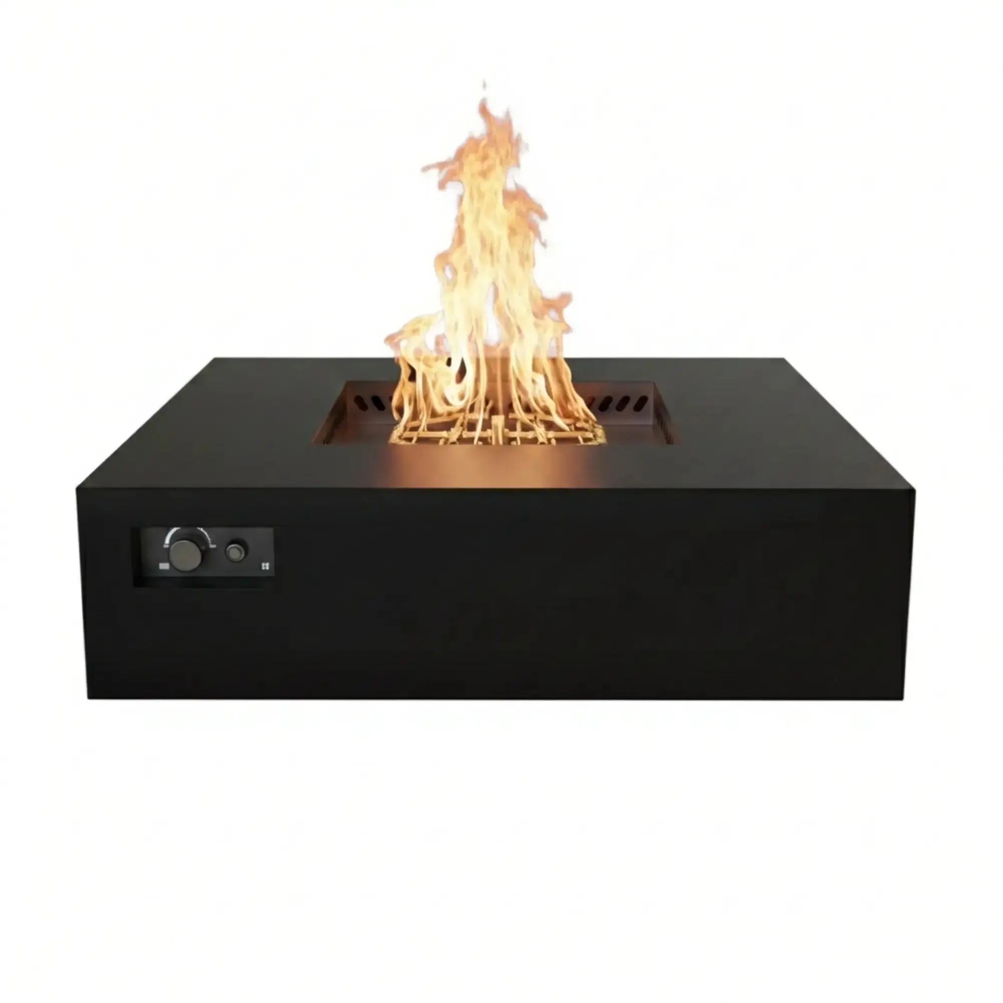 S48 AON 48″ Square Steel Gas Fire Table – Warming Trends Warming Trends