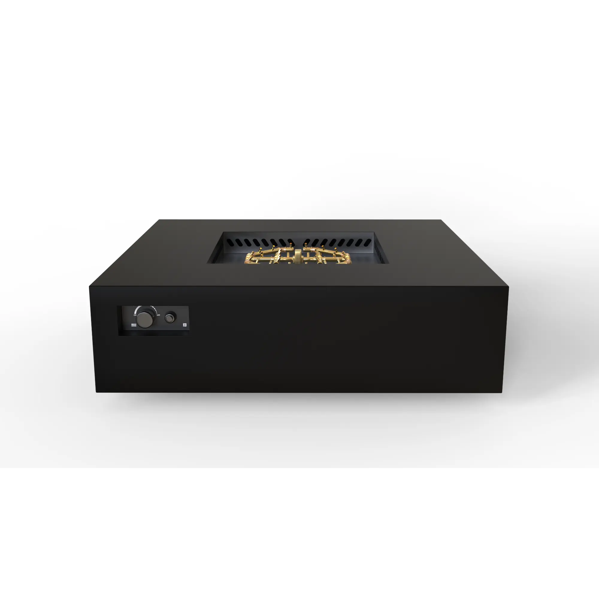 S56 AON 56″ Square Steel Gas Fire Table – Warming Trends