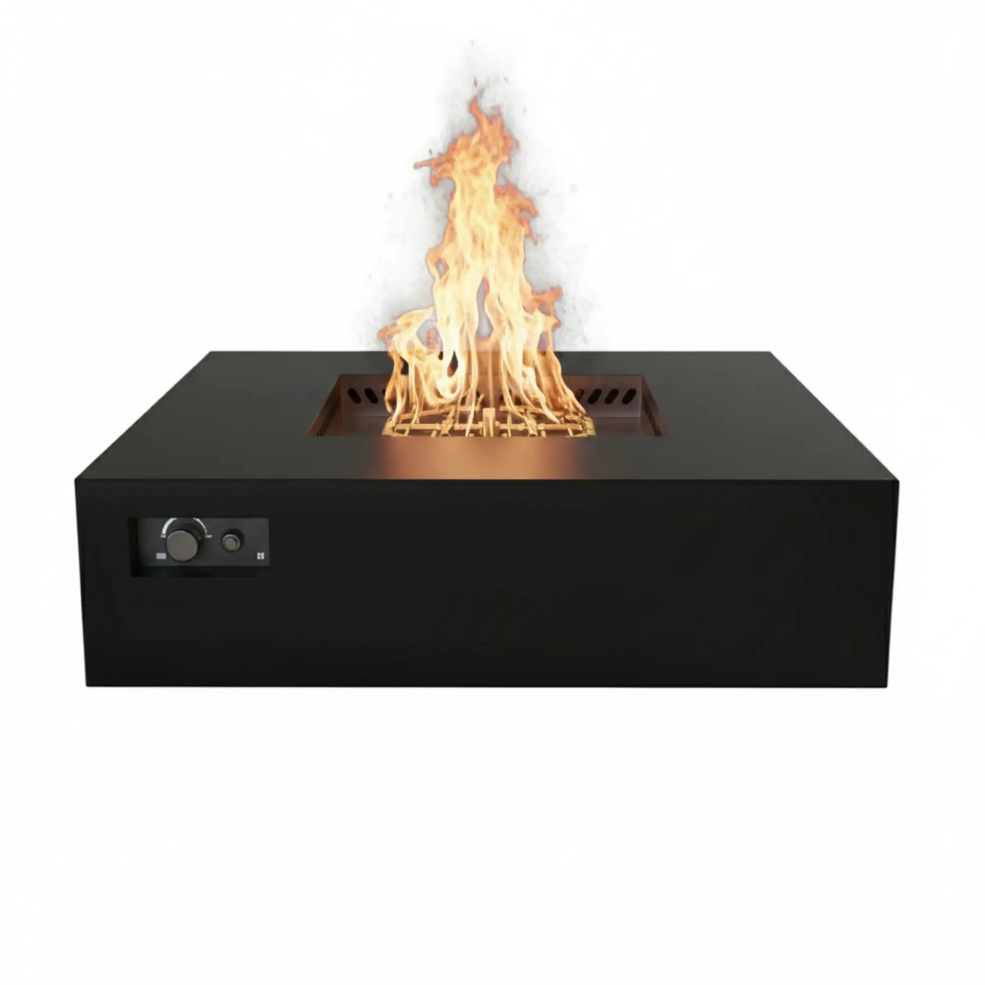 S56 AON 56″ Square Steel Gas Fire Table – Warming Trends