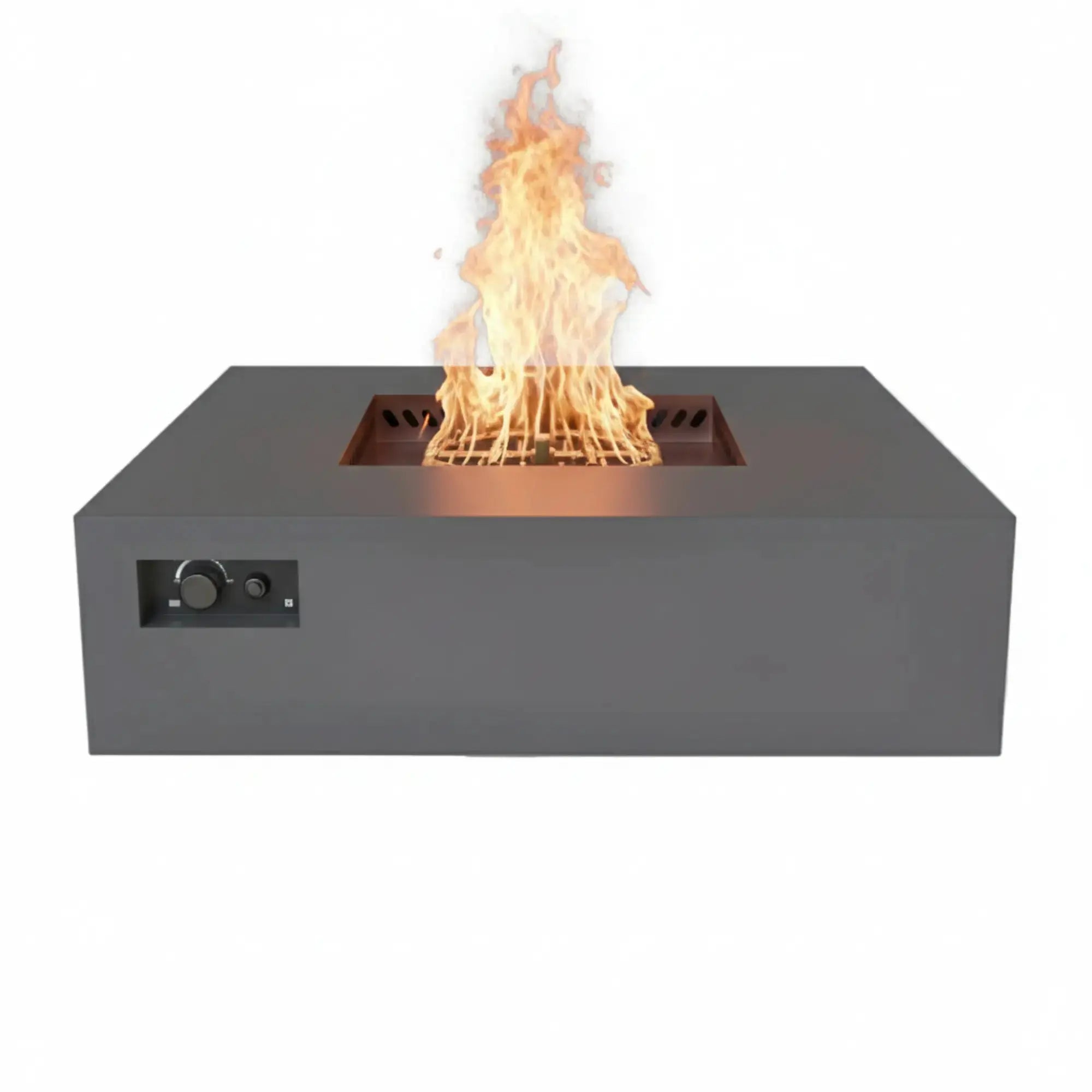 S56 AON 56″ Square Steel Gas Fire Table – Warming Trends Warming Trends