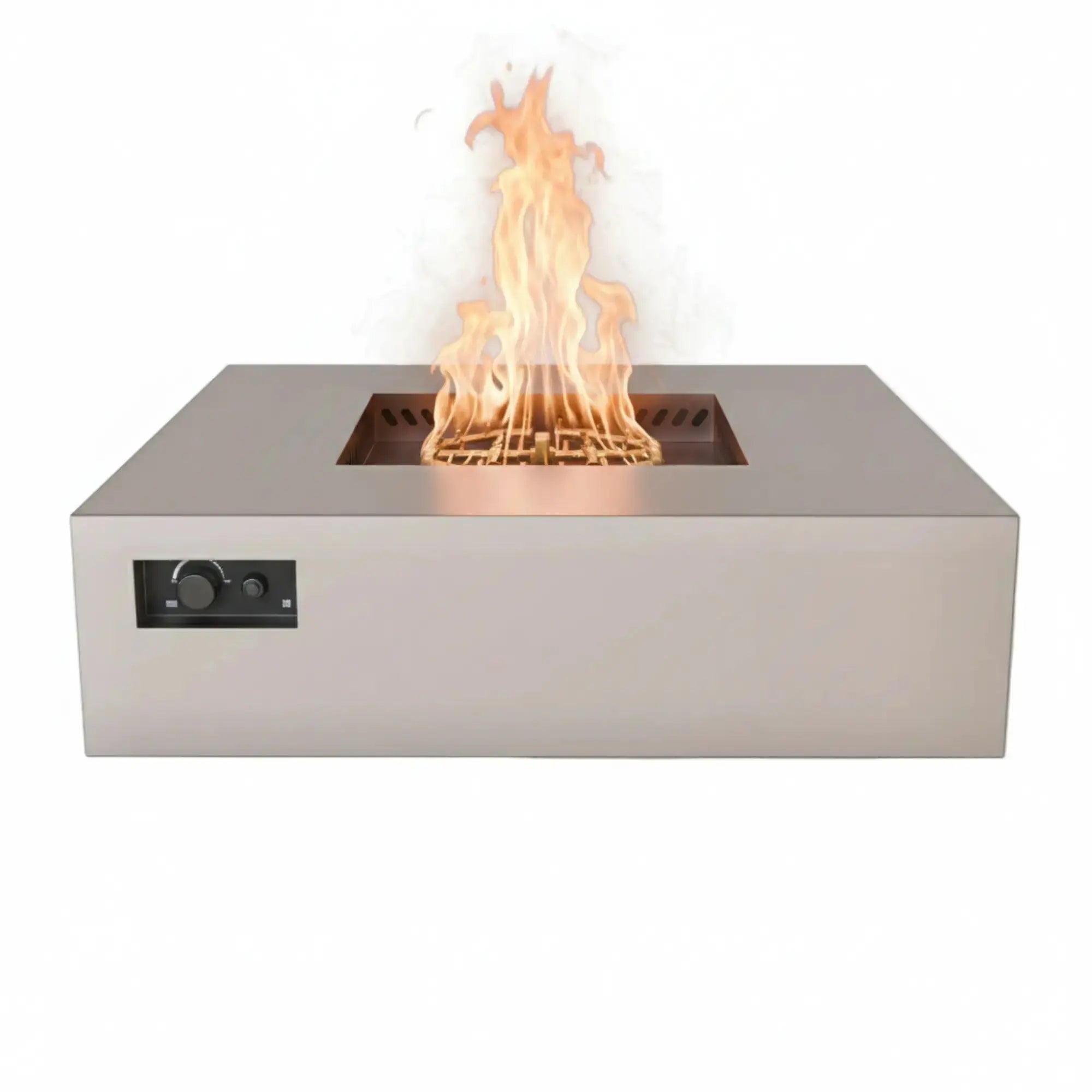 S56 AON 56″ Square Steel Gas Fire Table – Warming Trends Warming Trends