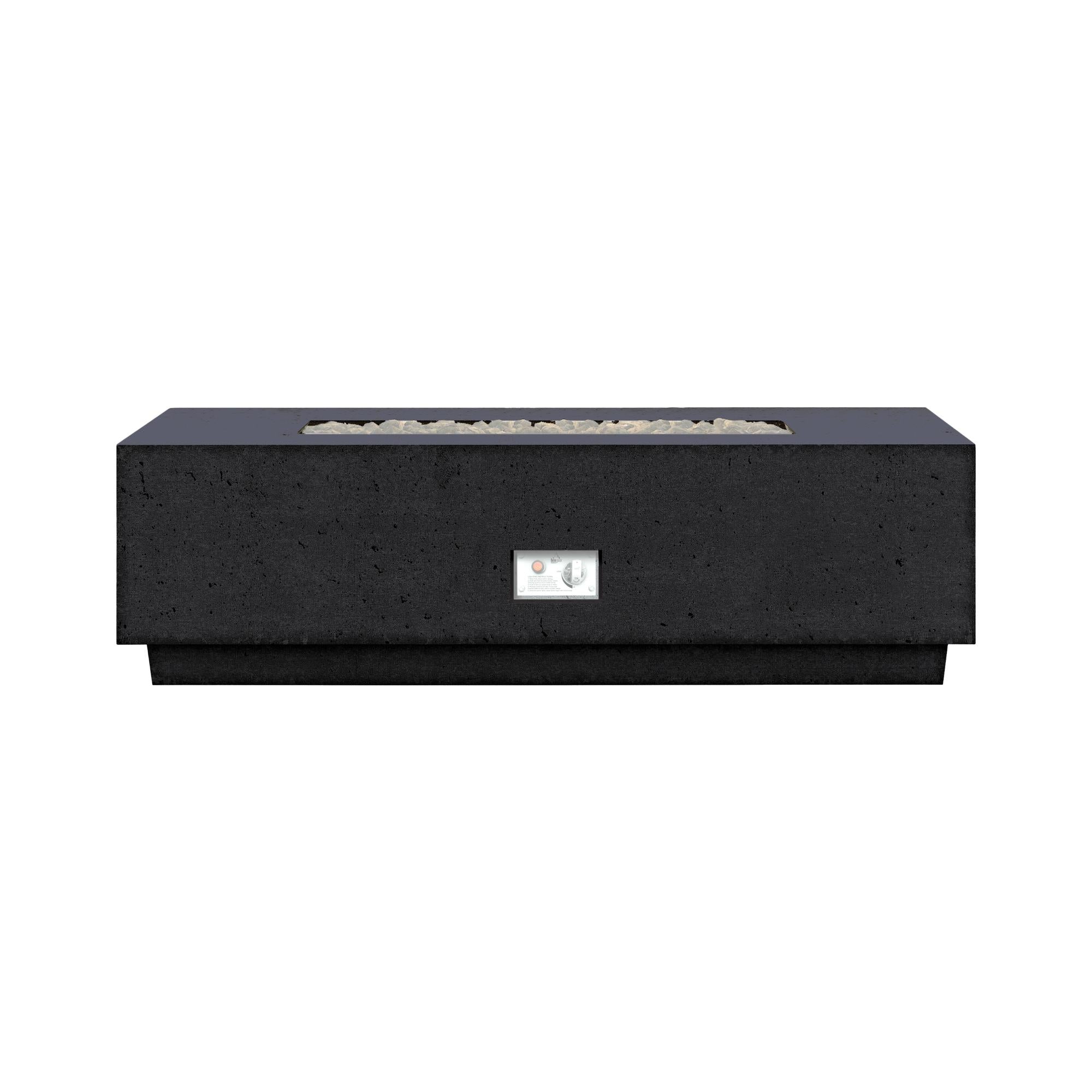 Sanctuary 56″ Rectangular Concrete Gas Fire Table – SAN130 – by Firegear