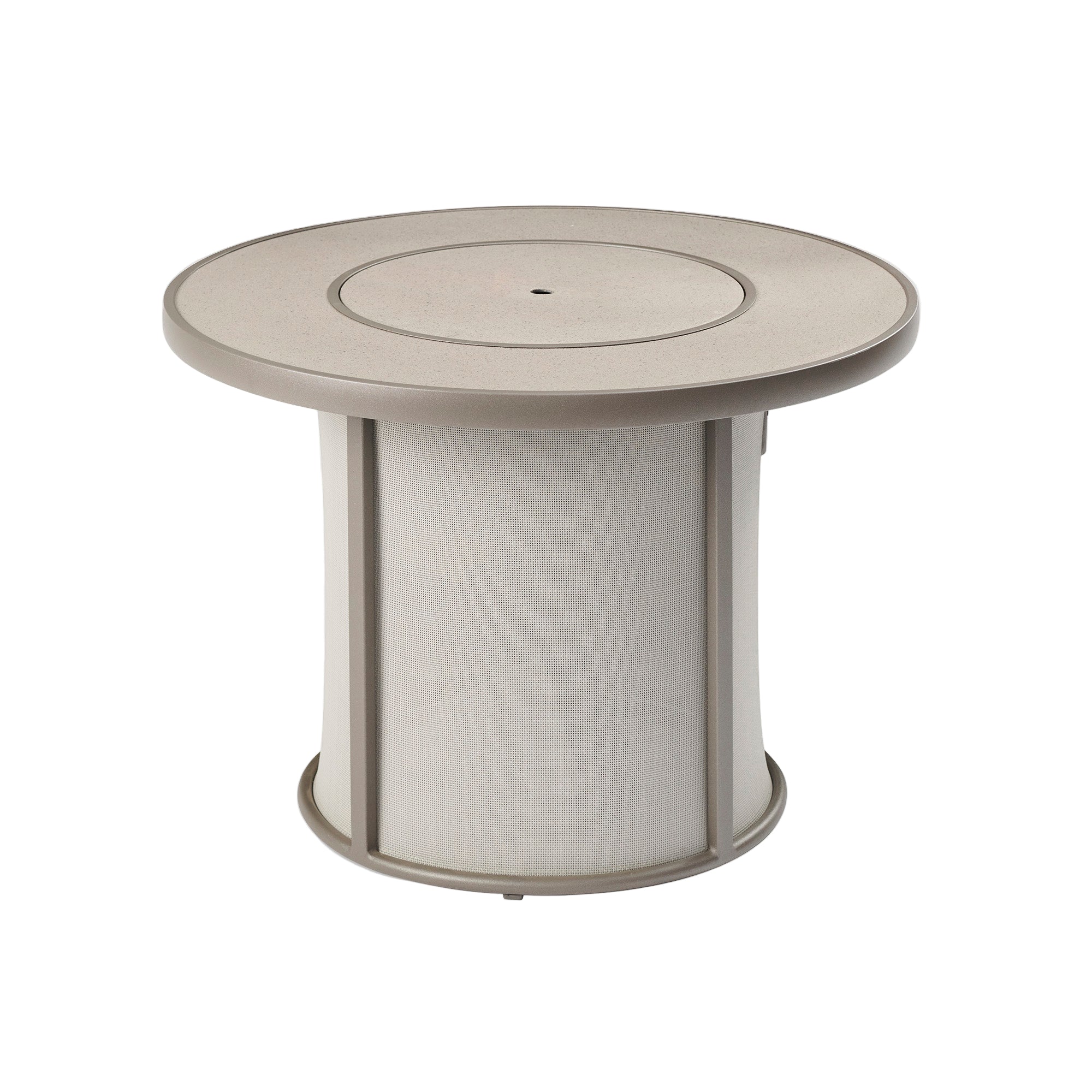 Stonefire 32″ Round Gas Fire Pit Table – The Outdoor GreatRoom Company