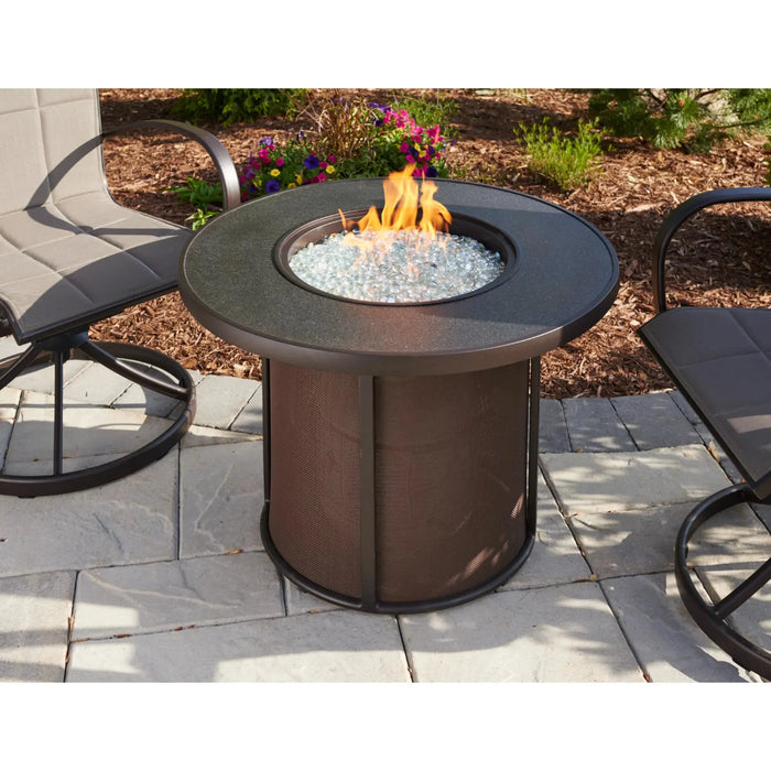 Round metal wood burning fire pit bowl for backyard use