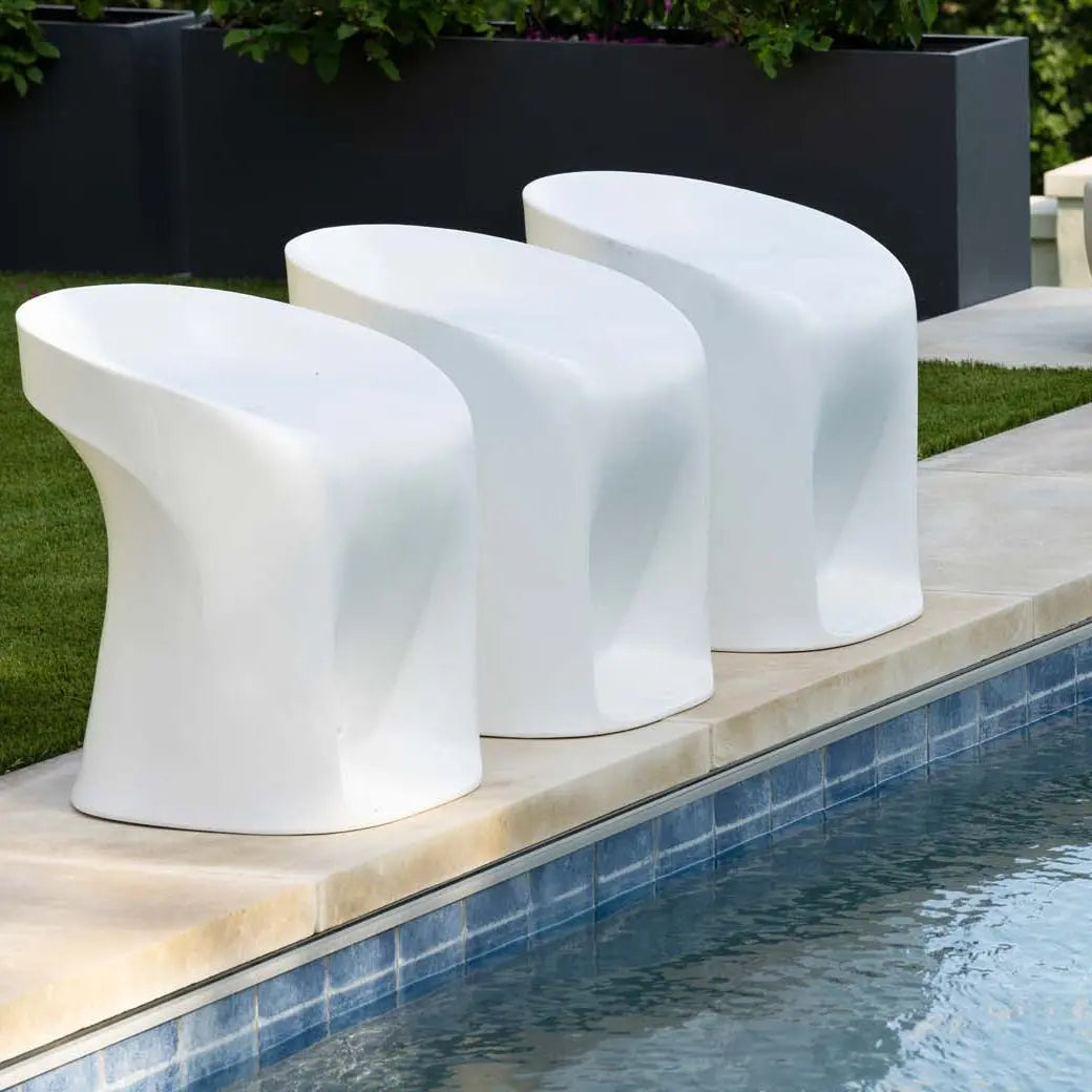 Ledge Lounger Signature Barstool Counter Height 18" Resin In-Pool Bar Stool - view 6