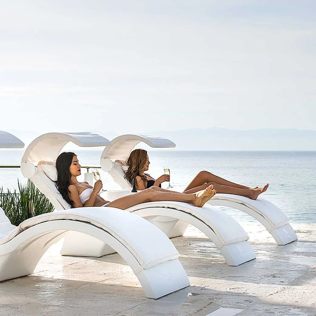 Ledge Lounger Signature Chaise Shade Fabric Sun Shade - view 6