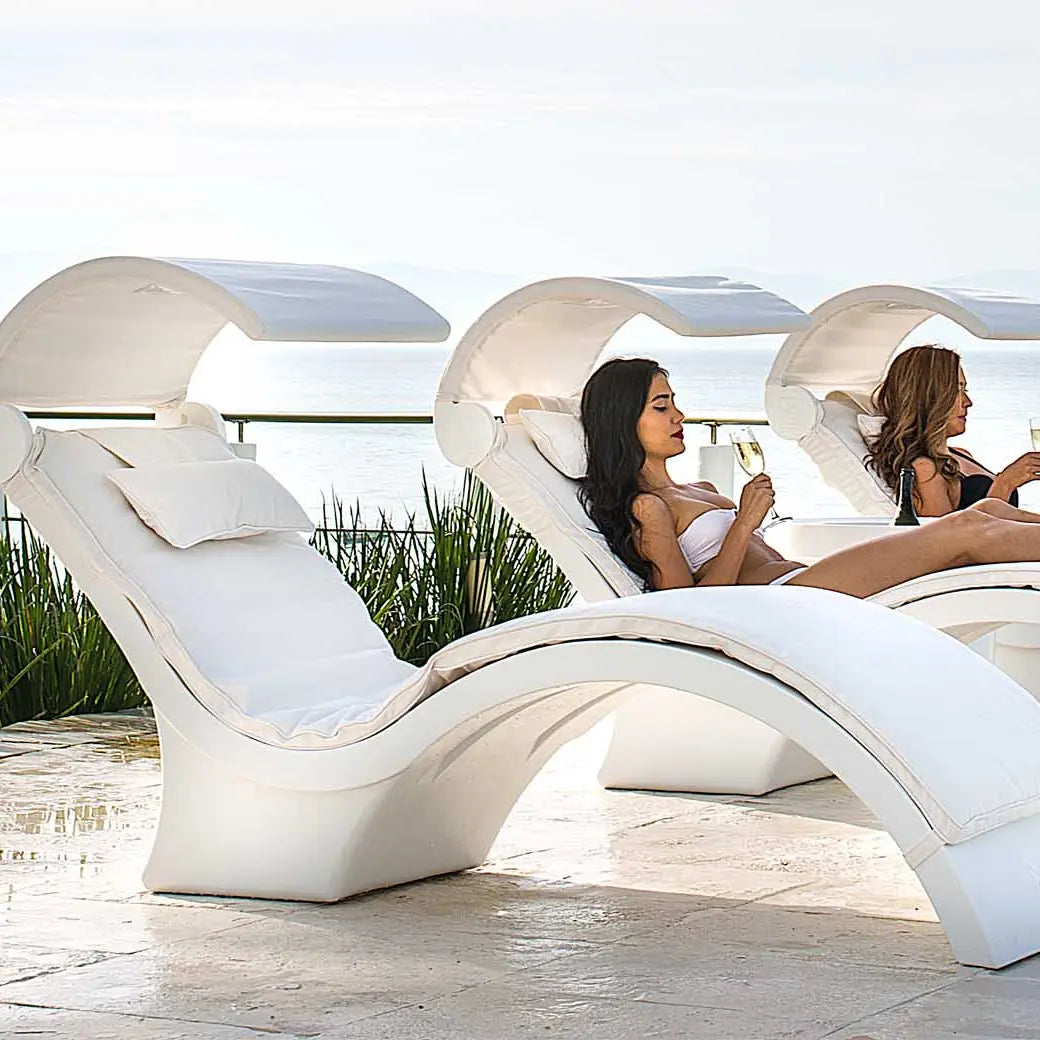 Ledge Lounger Signature Chaise Deep Cushion with Pillow - view 2