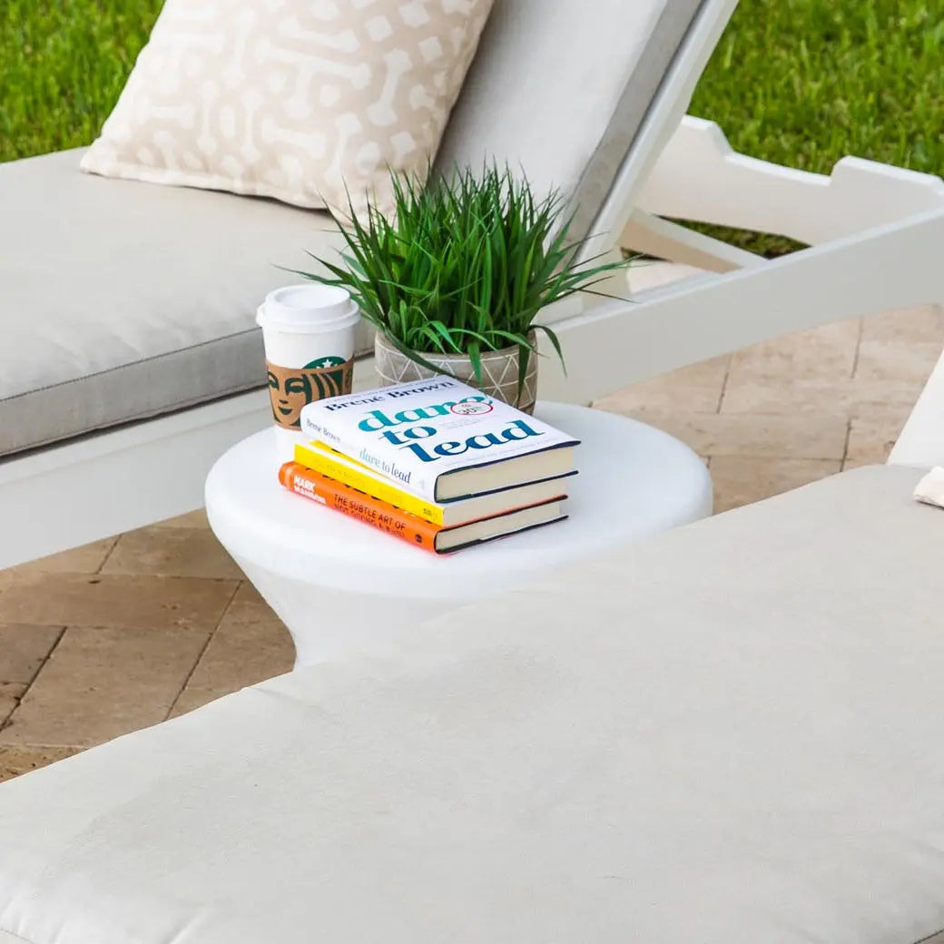 Ledge Lounger Signature Standard Side Table 18" Resin In-Pool Side Table - view 5