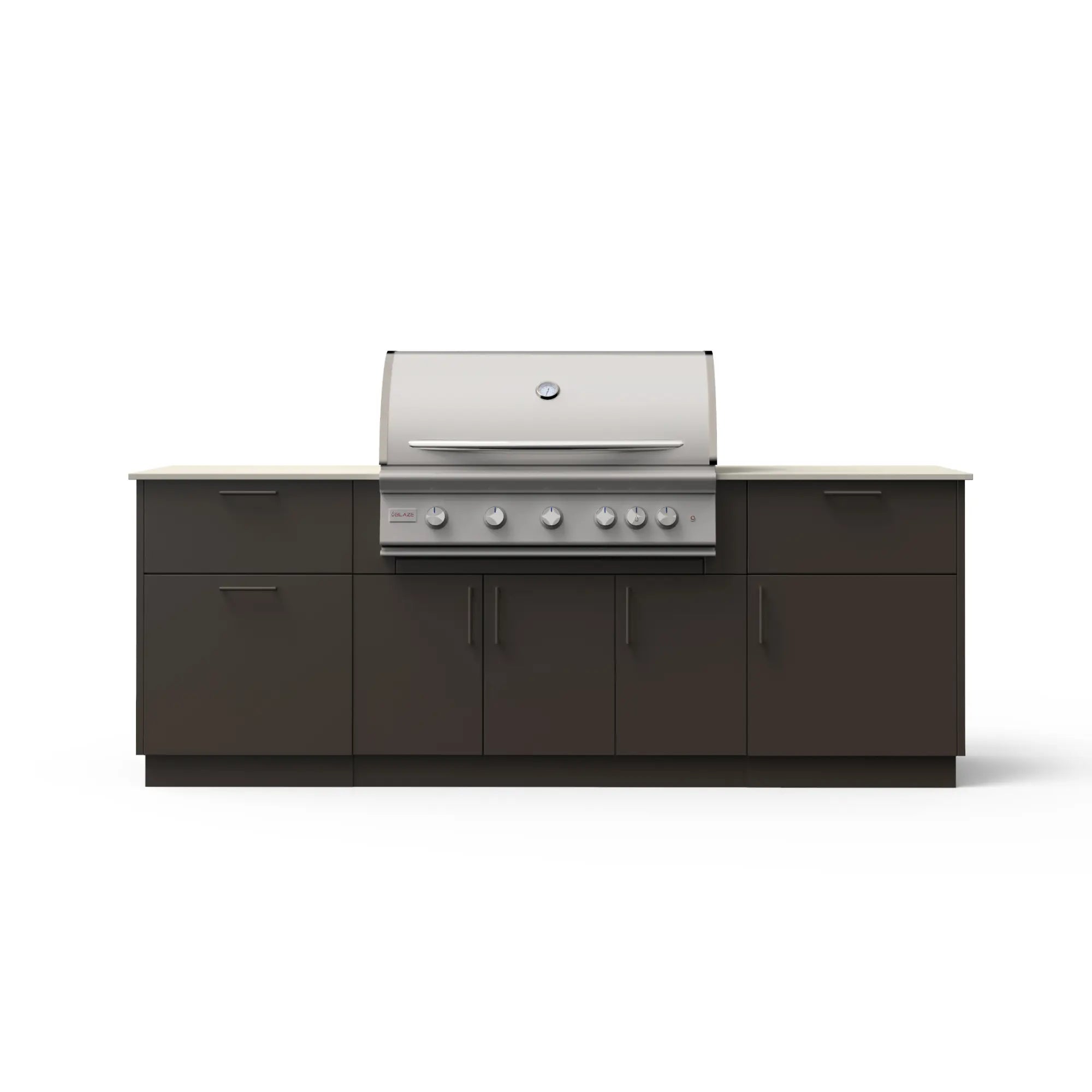 Blaze Sunrise 8-Ft Outdoor Kitchen Island w/ 40-Inch Premium LTE+ Gas Grill