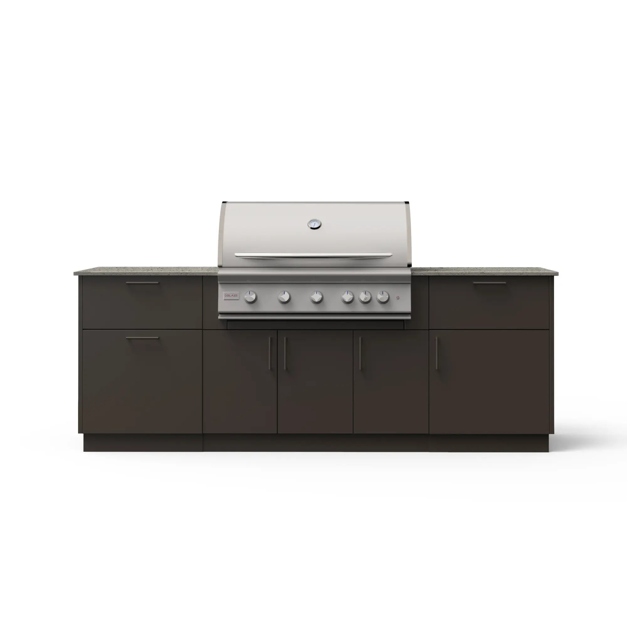 Blaze Sunrise 8-Ft Outdoor Kitchen Island w/ 40-Inch Premium LTE+ Gas Grill