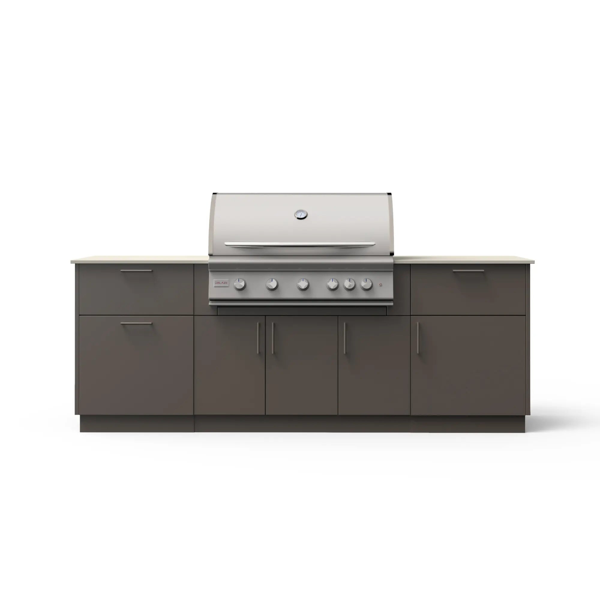 Blaze Sunrise 8-Ft Outdoor Kitchen Island w/ 40-Inch Premium LTE+ Gas Grill