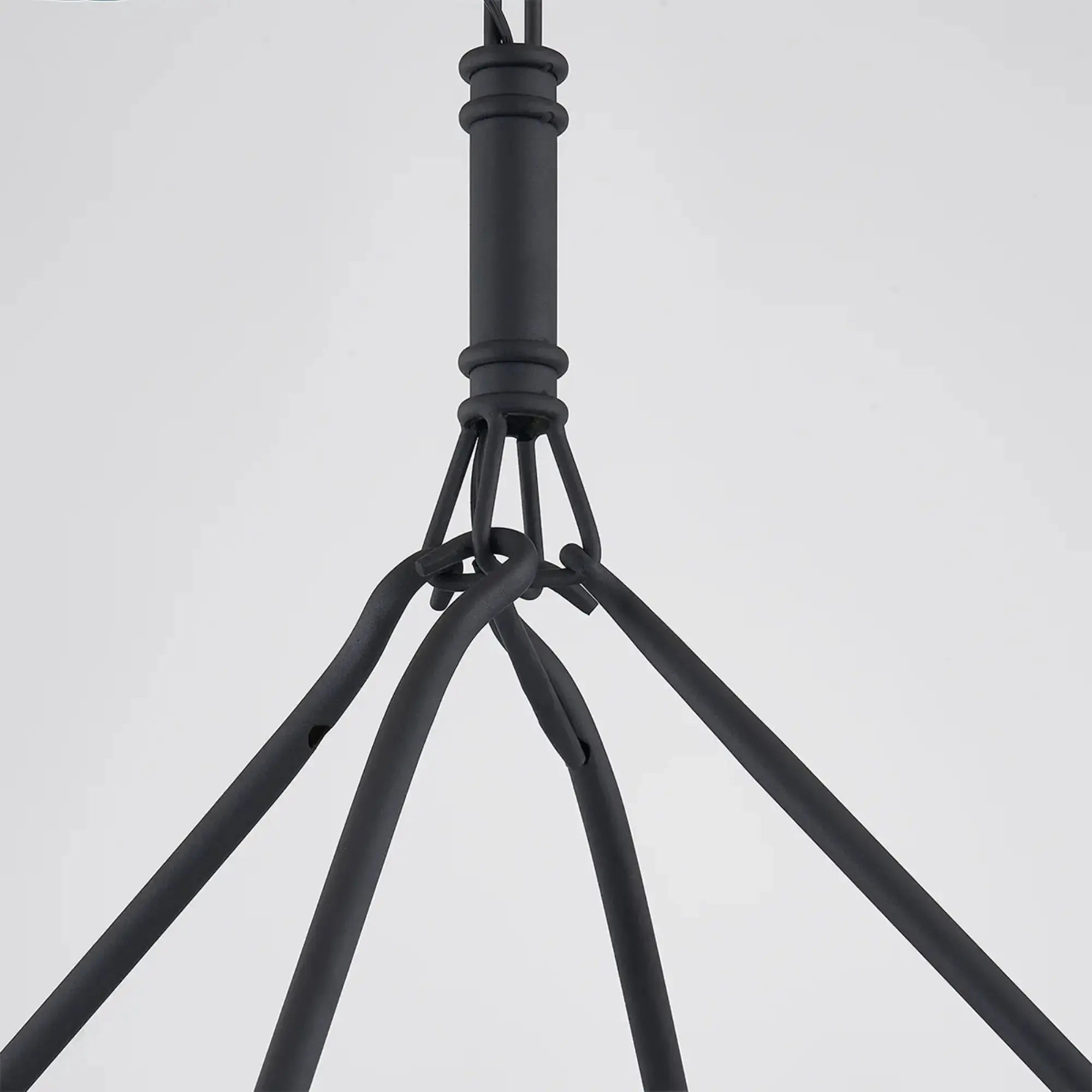Troy Lighting Sutton 32-Inch Outdoor Chandelier - Texture Black - Wet Rated - F6233-TBK Troy Lighting