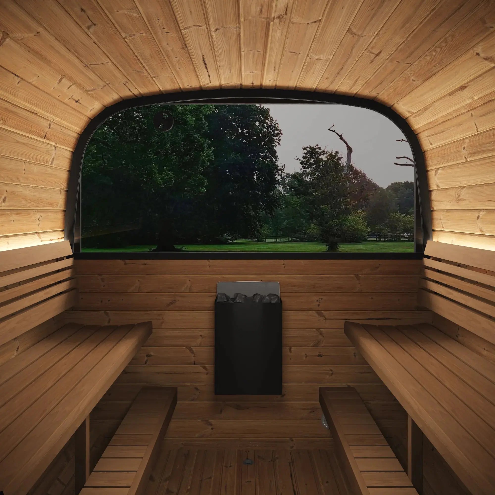 SaunaLife Model CL12GCP Cube Series Outdoor Sauna Kit SaunaLife