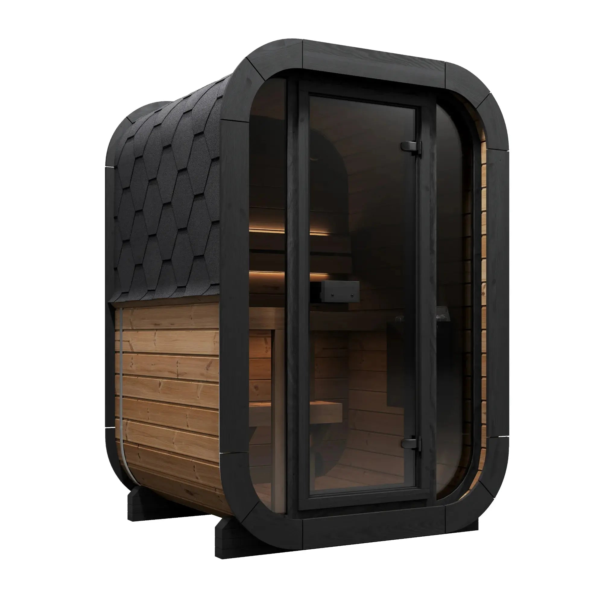 SaunaLife Model CL3G Cube Series Outdoor Sauna Kit SaunaLife