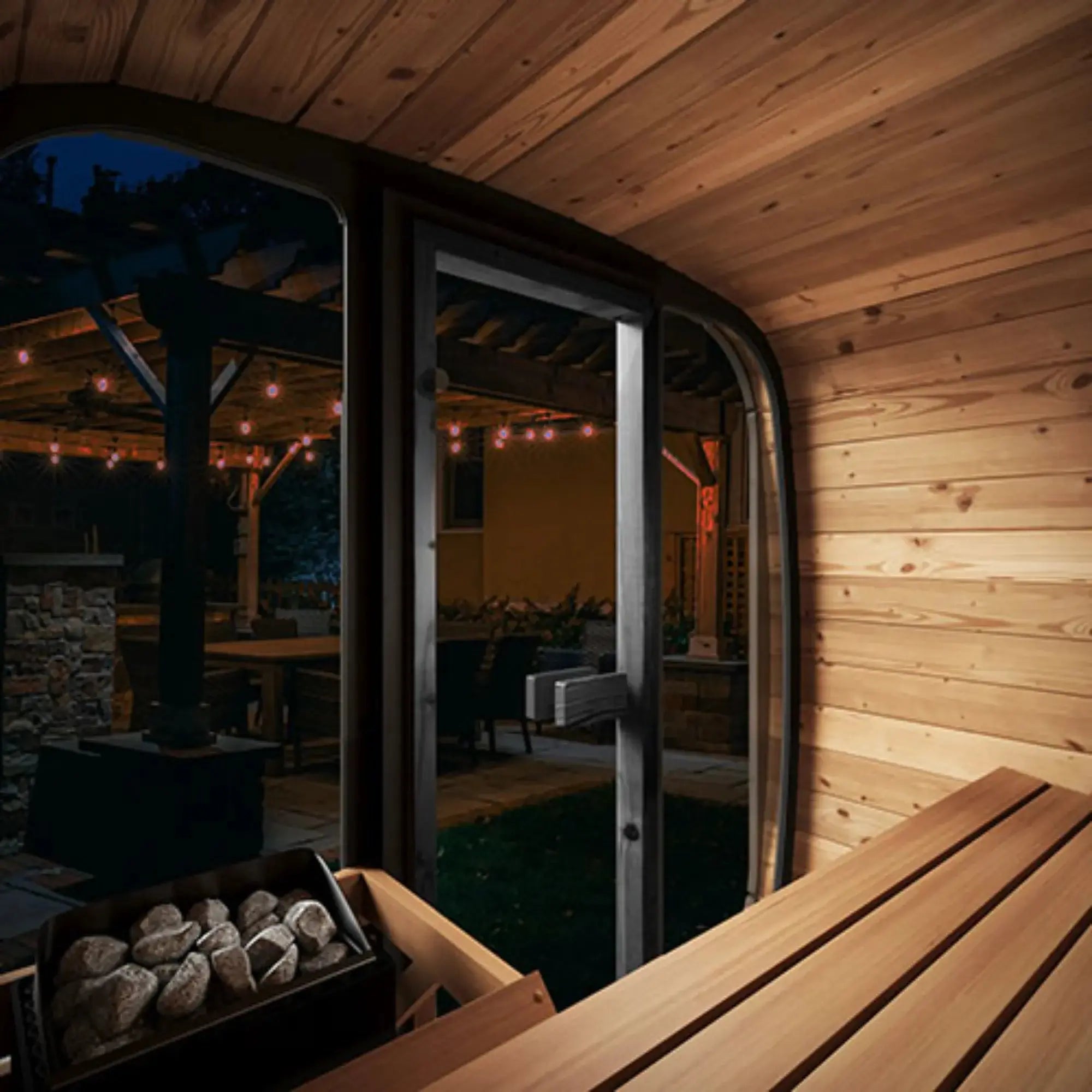 SaunaLife Model CL4G Cube Series Outdoor Sauna Kit SaunaLife
