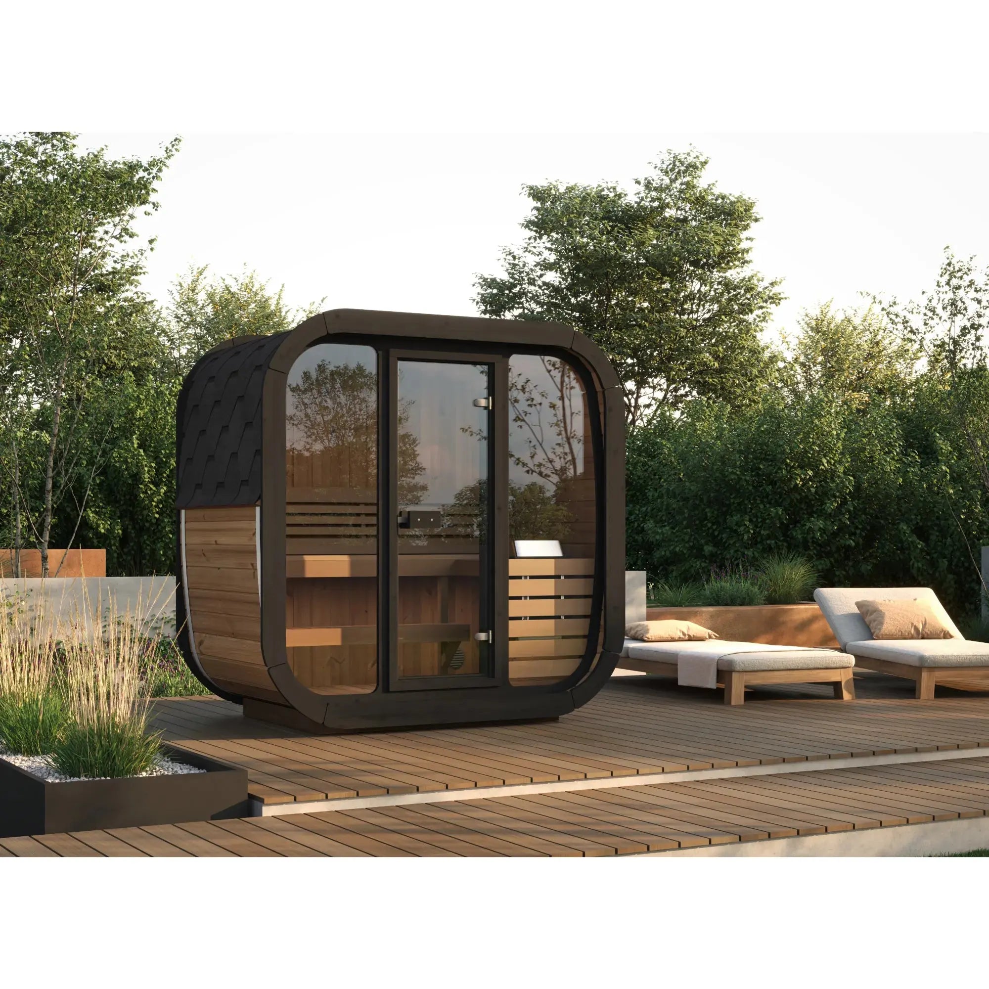 SaunaLife Model CL4G Cube Series Outdoor Sauna Kit SaunaLife