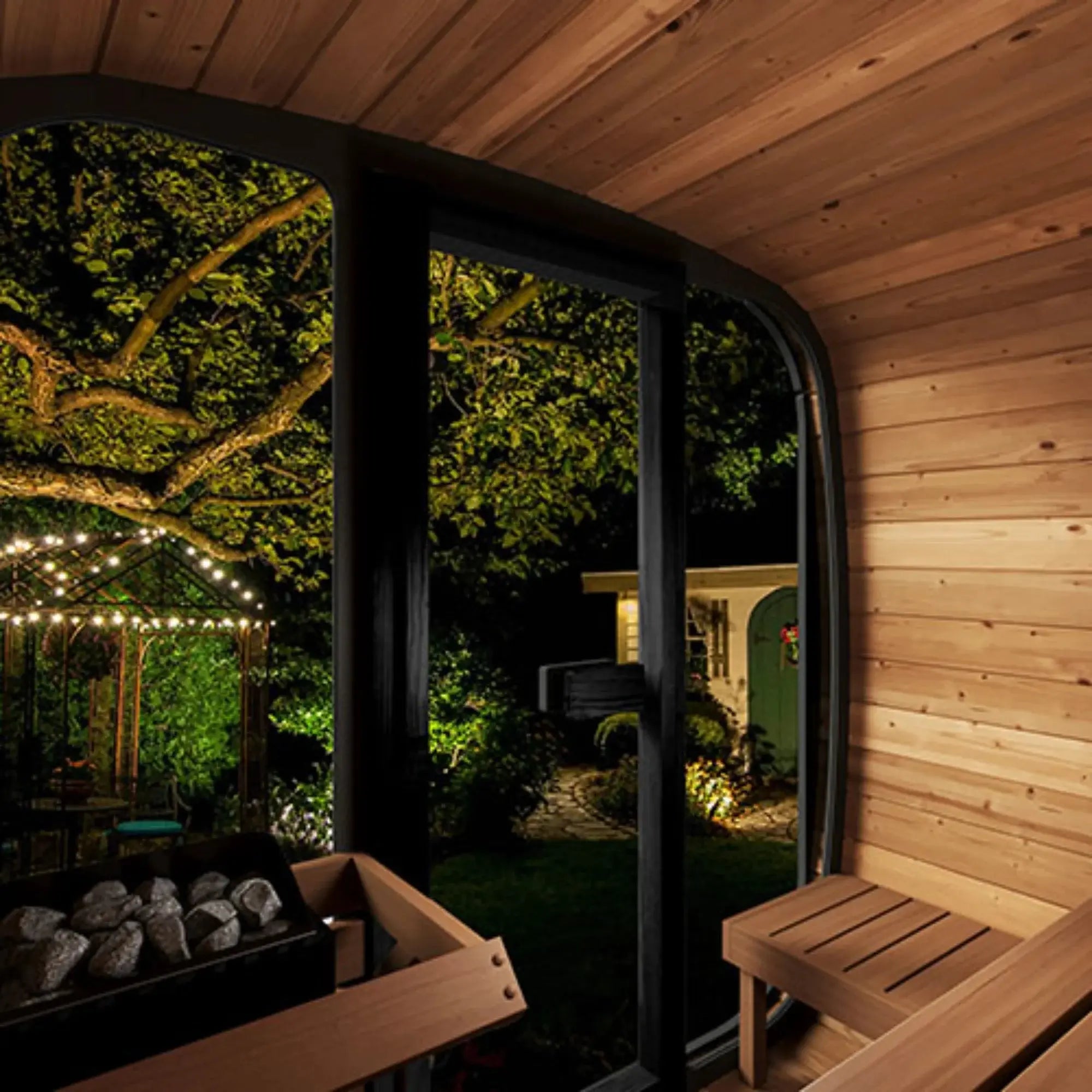 SaunaLife Model CL5G Cube Series Outdoor Sauna Kit SaunaLife