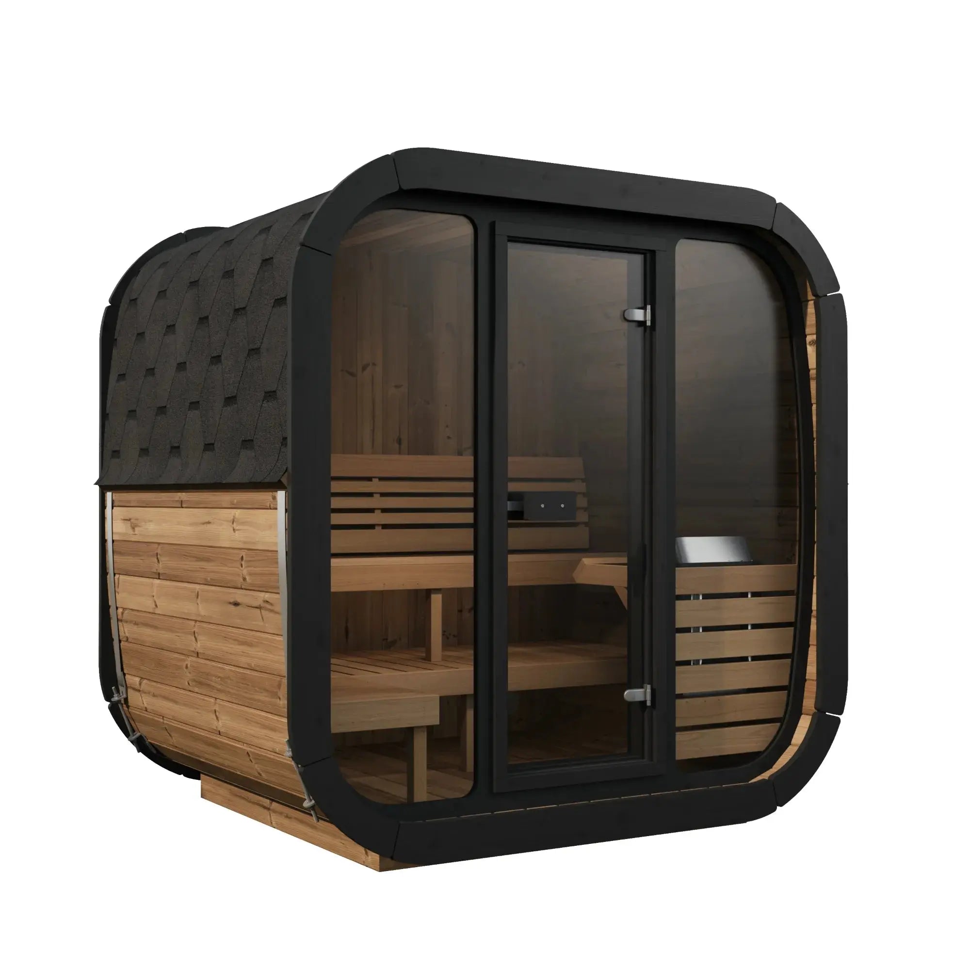 SaunaLife Model CL5G Cube Series Outdoor Sauna Kit SaunaLife