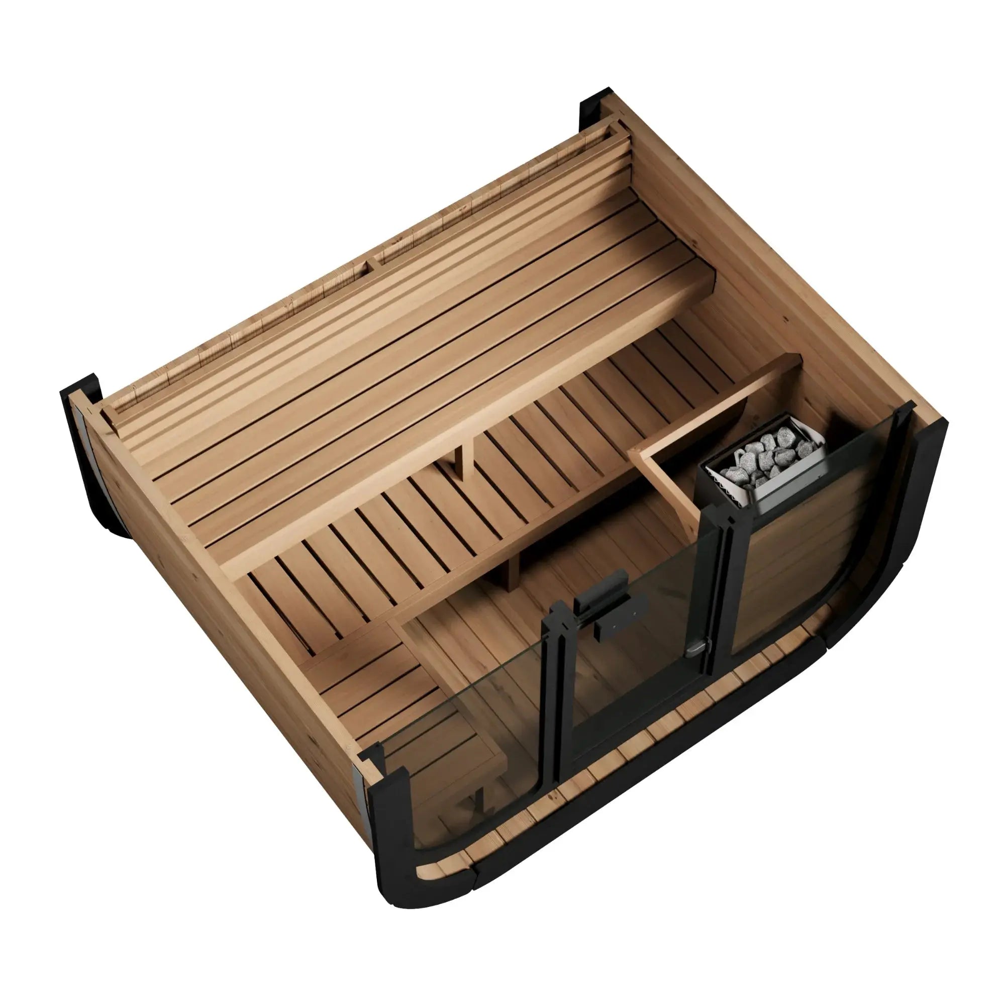 SaunaLife Model CL5G Cube Series Outdoor Sauna Kit SaunaLife