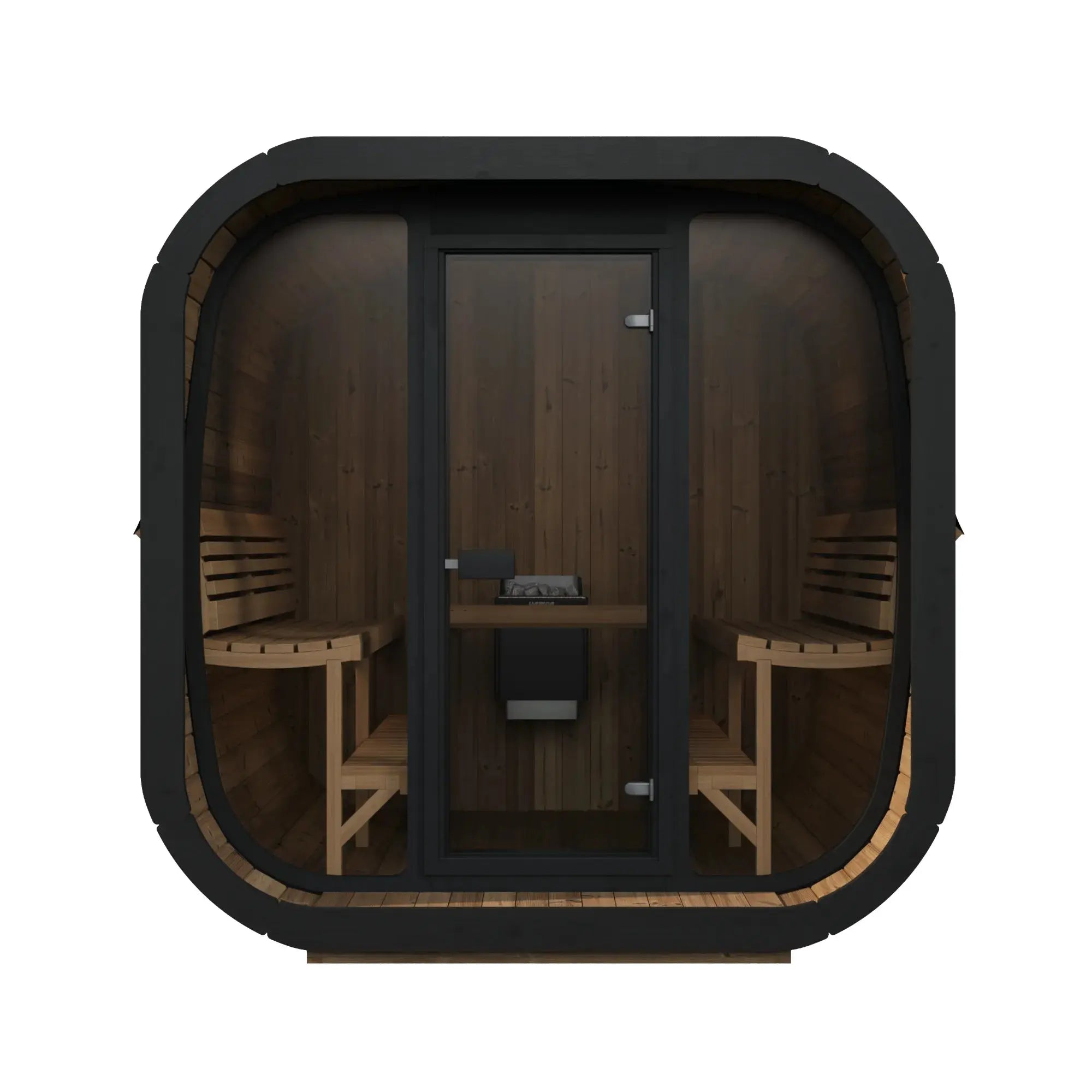 SaunaLife Model CL7G Cube Series Outdoor Sauna Kit SaunaLife