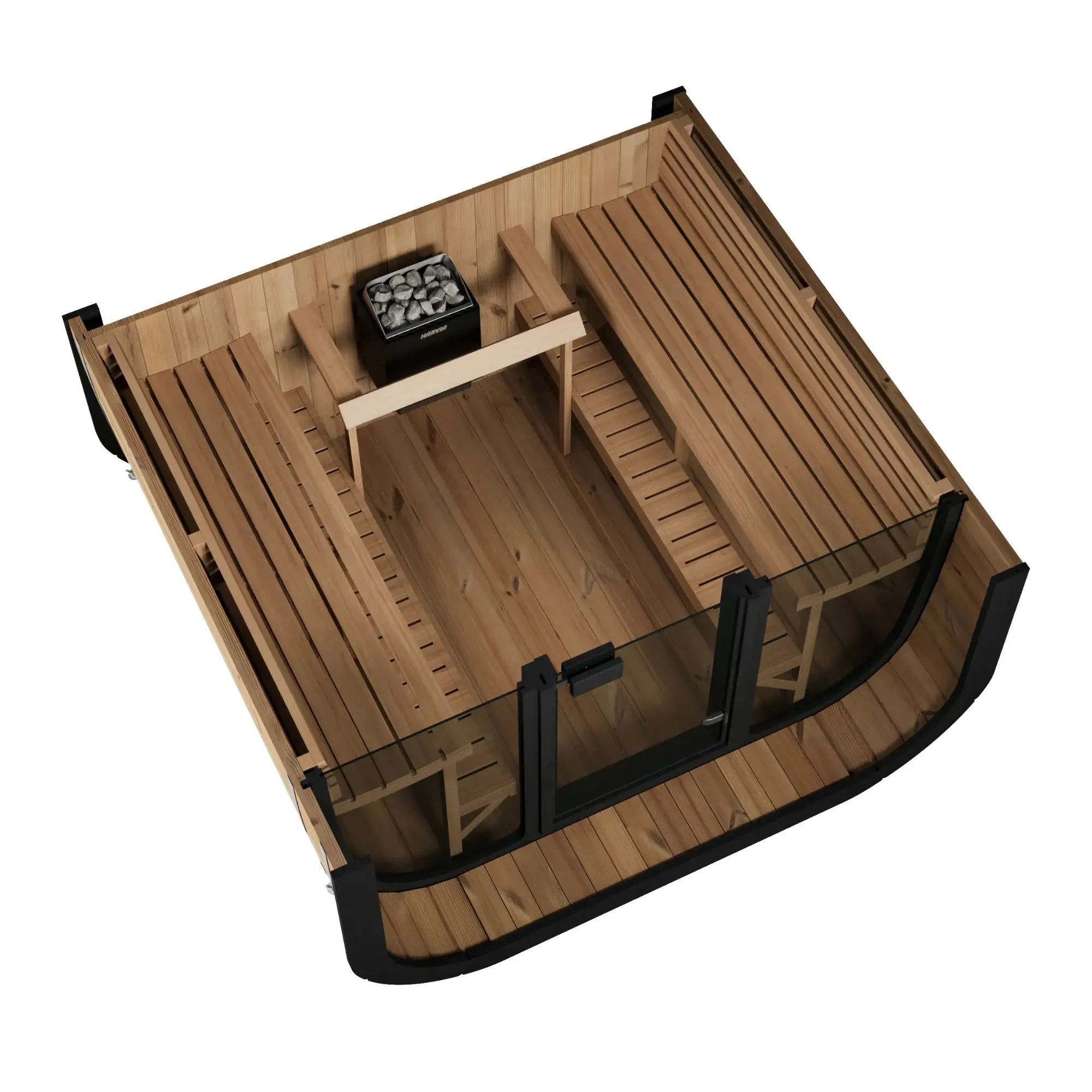 SaunaLife Model CL7G Cube Series Outdoor Sauna Kit SaunaLife