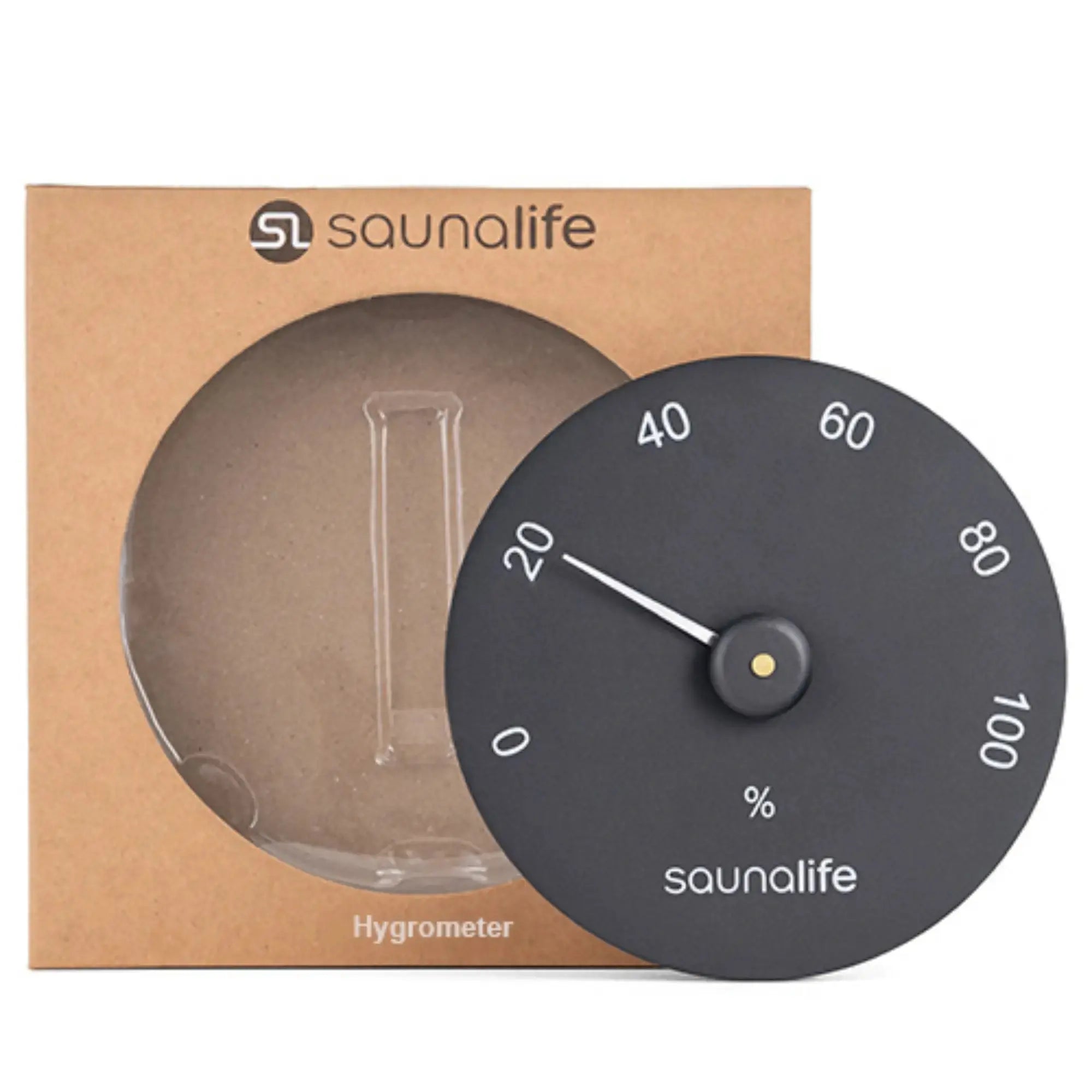 SaunaLife Designer Hygrometer Sauna Hygrometer, Humidity Levels SaunaLife