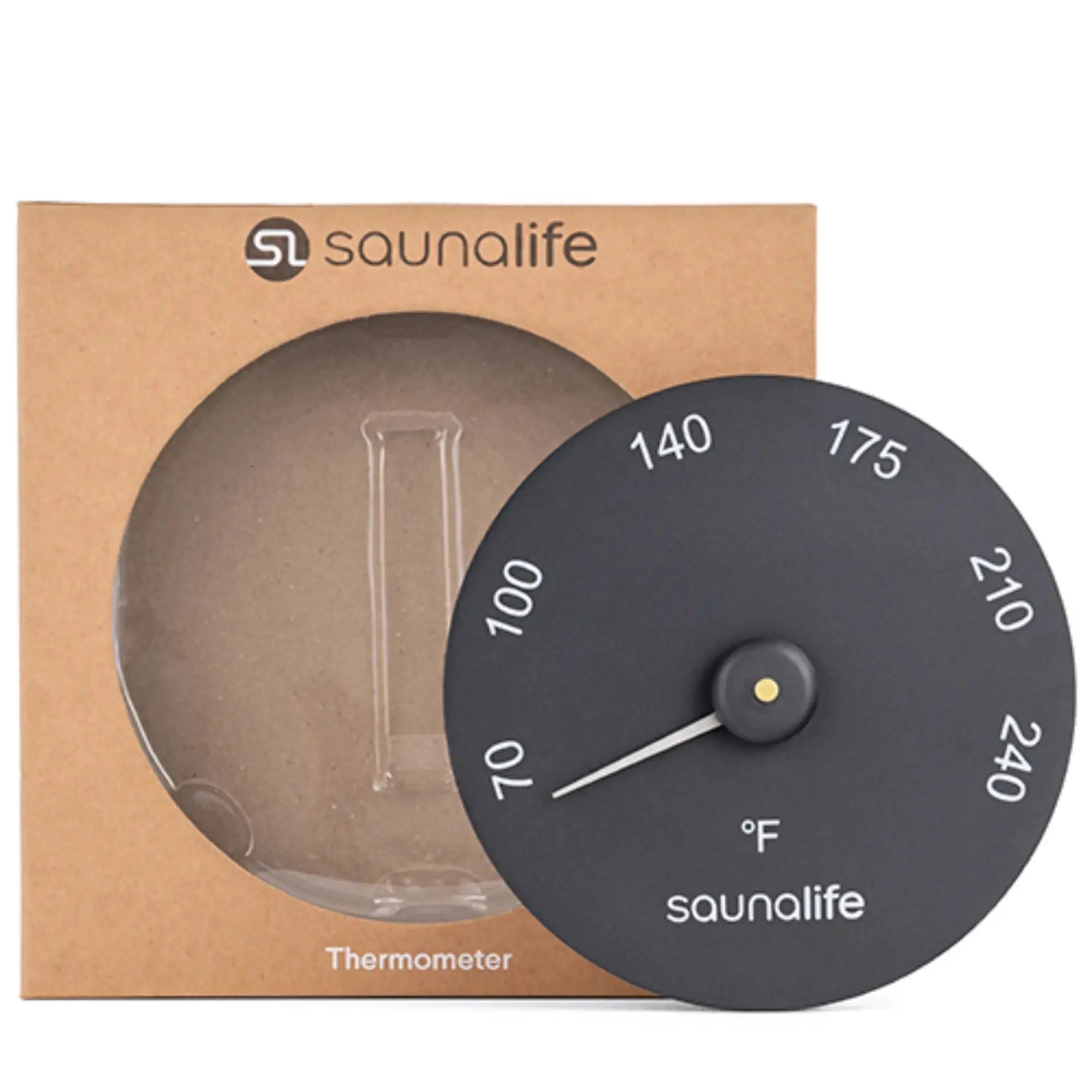 SaunaLife Designer Thermometer Sauna Thermometer, Fahrenheit SaunaLife