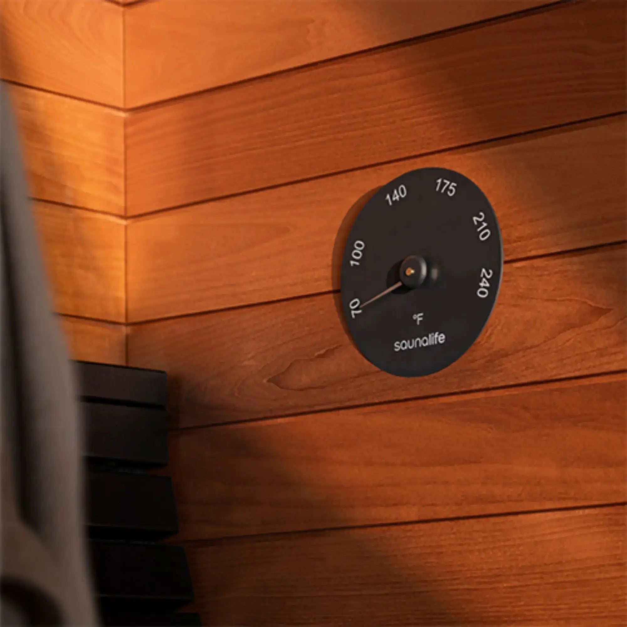 SaunaLife Designer Thermometer Sauna Thermometer, Fahrenheit SaunaLife