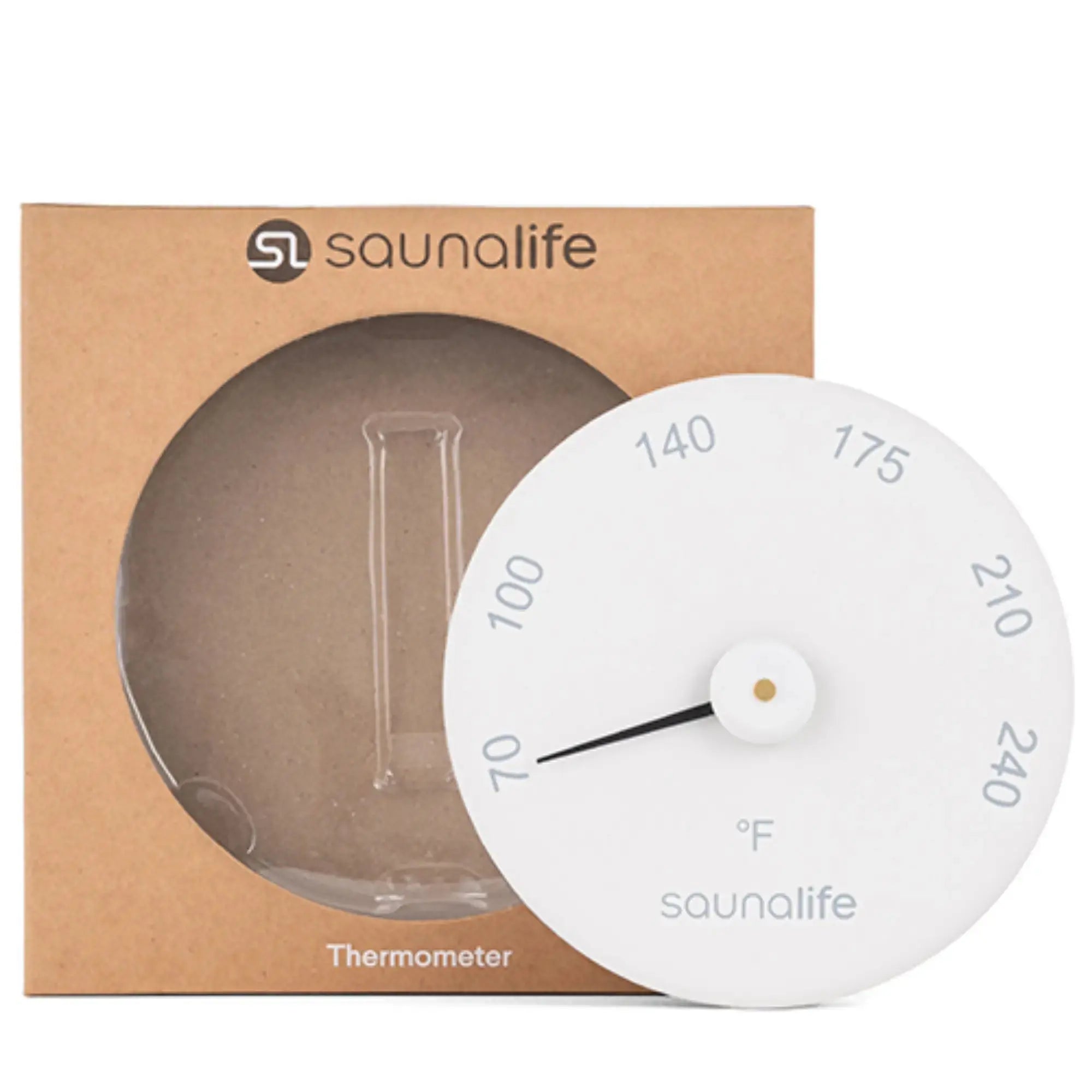 SaunaLife Designer Thermometer Sauna Thermometer, Fahrenheit SaunaLife