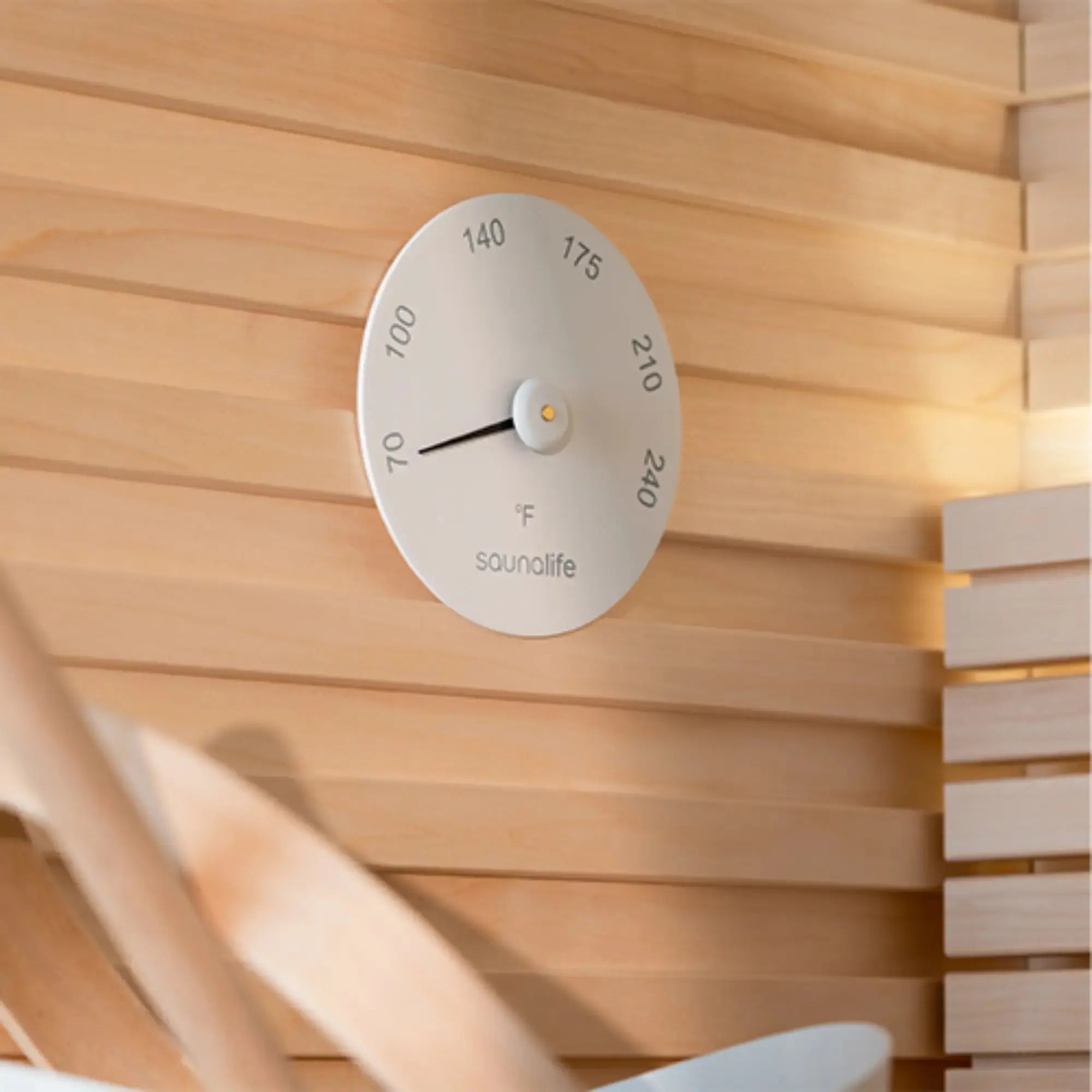 SaunaLife Designer Thermometer Sauna Thermometer, Fahrenheit SaunaLife
