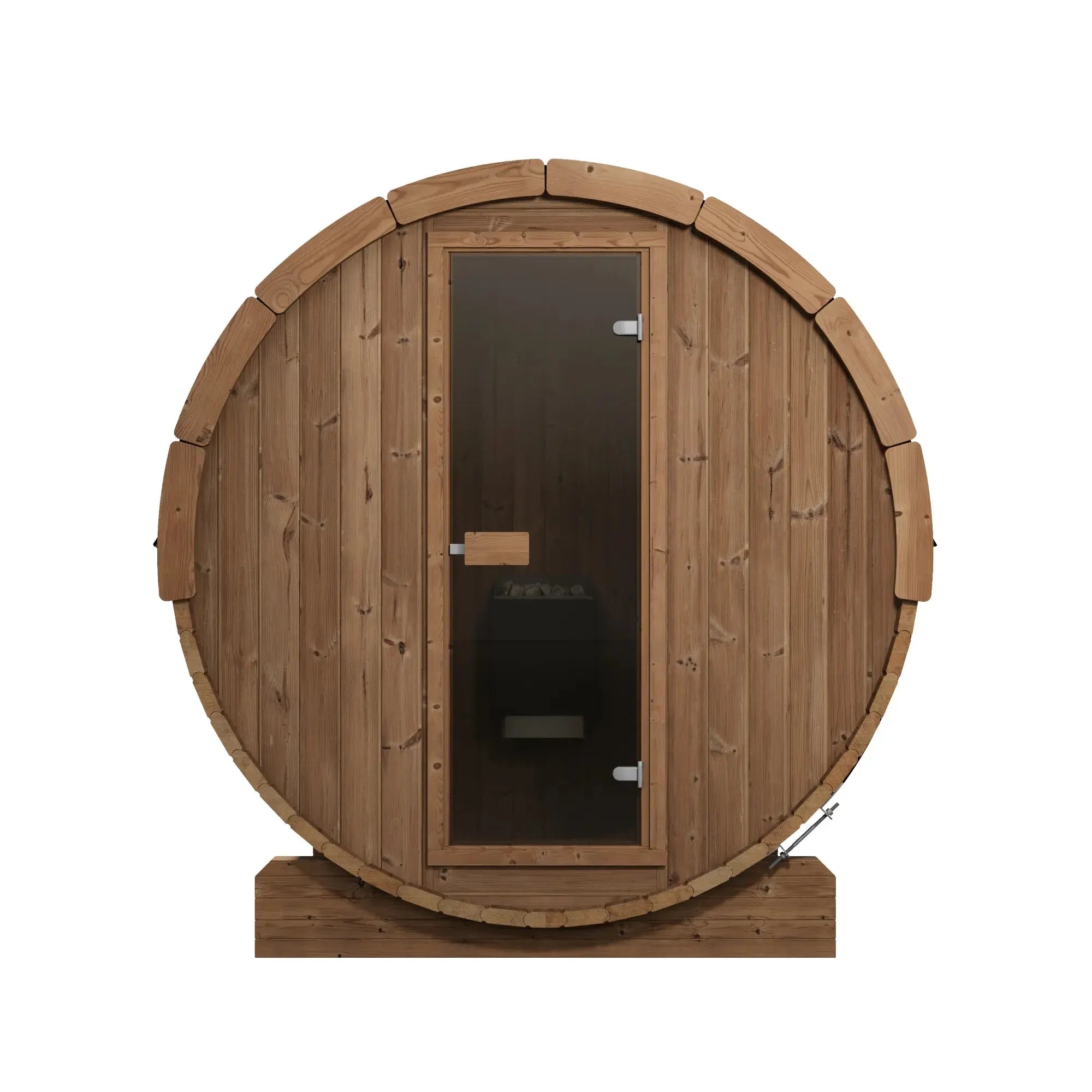 SaunaLife Model E7 Ergo Series Outdoor Sauna Barrel Kit SaunaLife