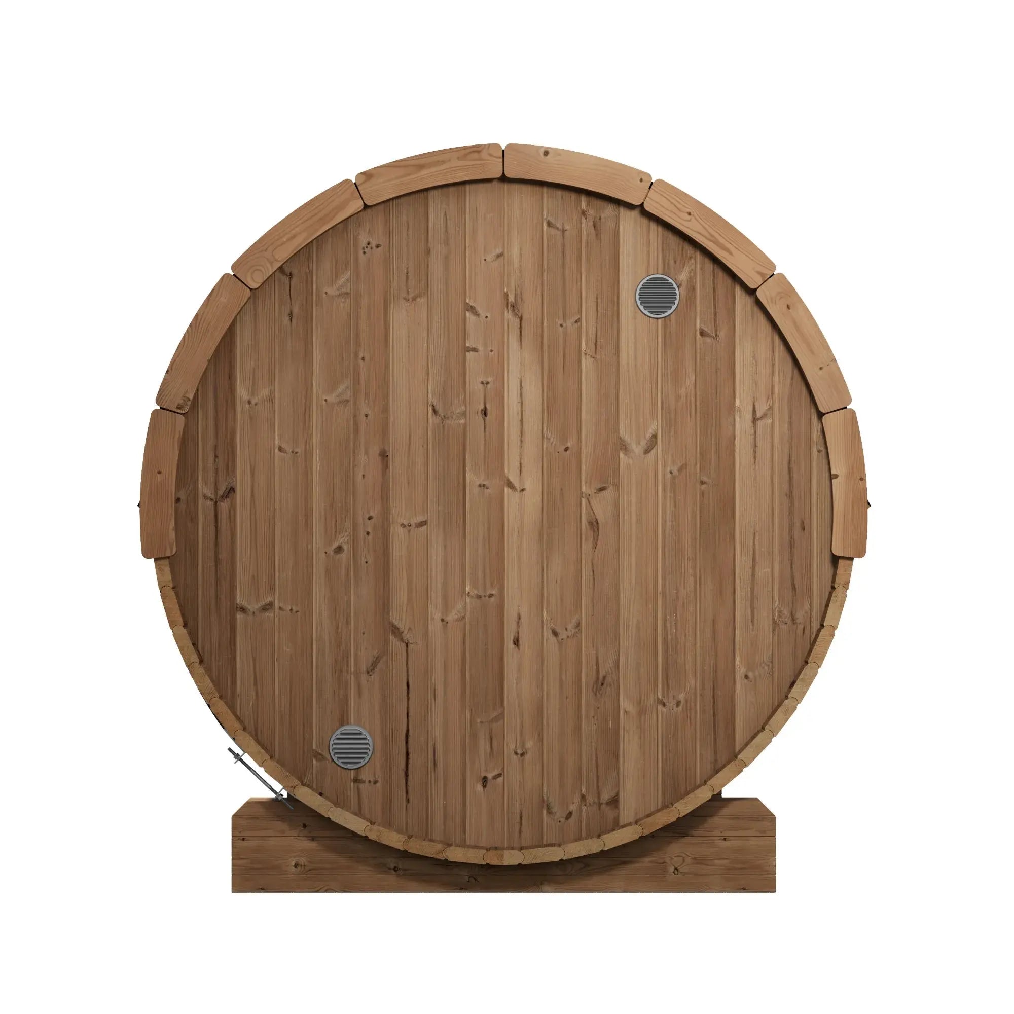 SaunaLife Model E7G Ergo Series Outdoor Sauna Barrel Kit, Glass Front SaunaLife