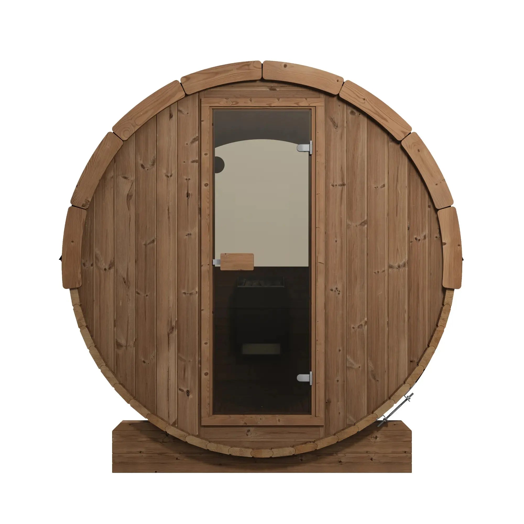 SaunaLife Model E8W Ergo Series Outdoor Sauna Barrel Kit, Rear Window SaunaLife