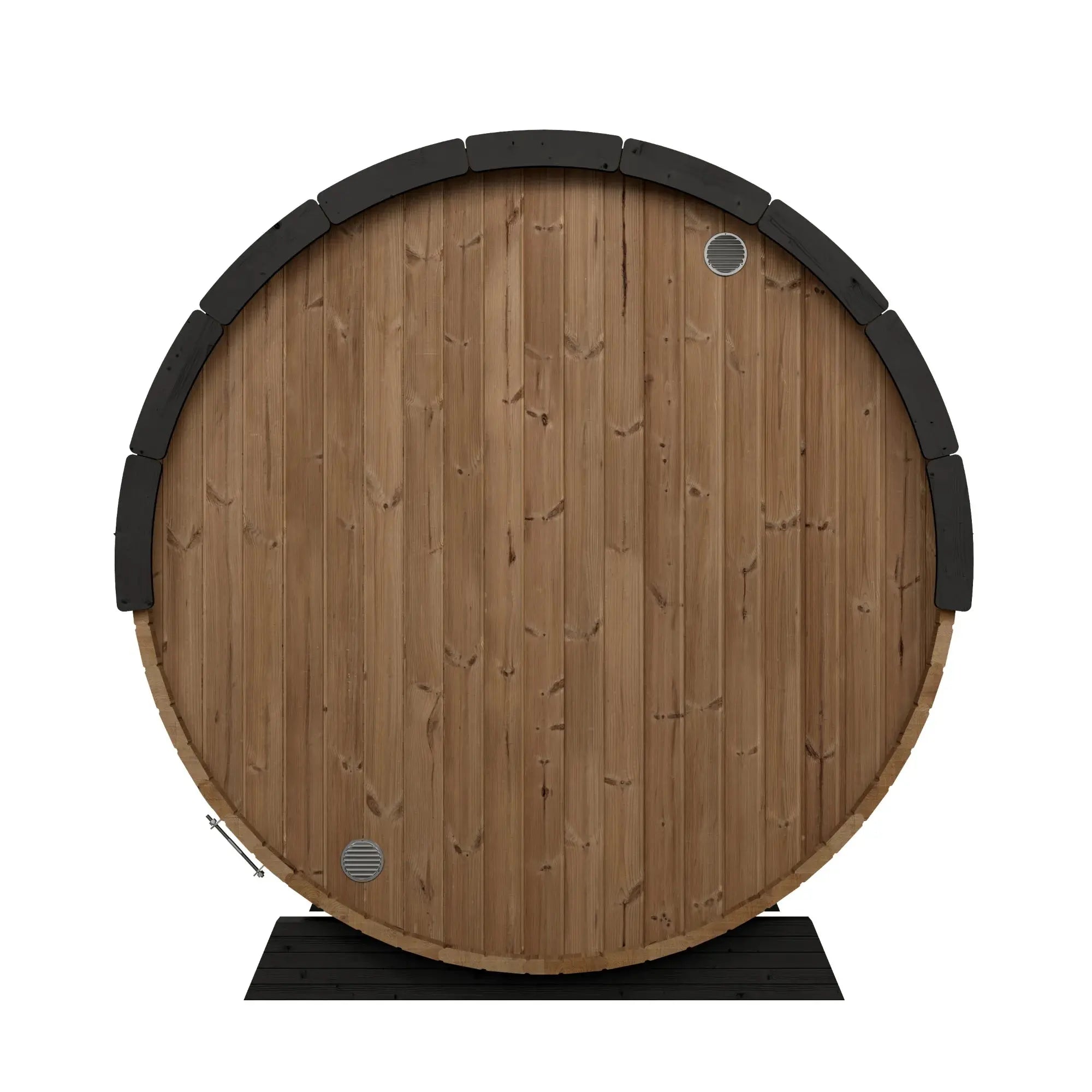 SaunaLife Model EE8 Ergo Elegance Series Outdoor Sauna Barrel Kit SaunaLife