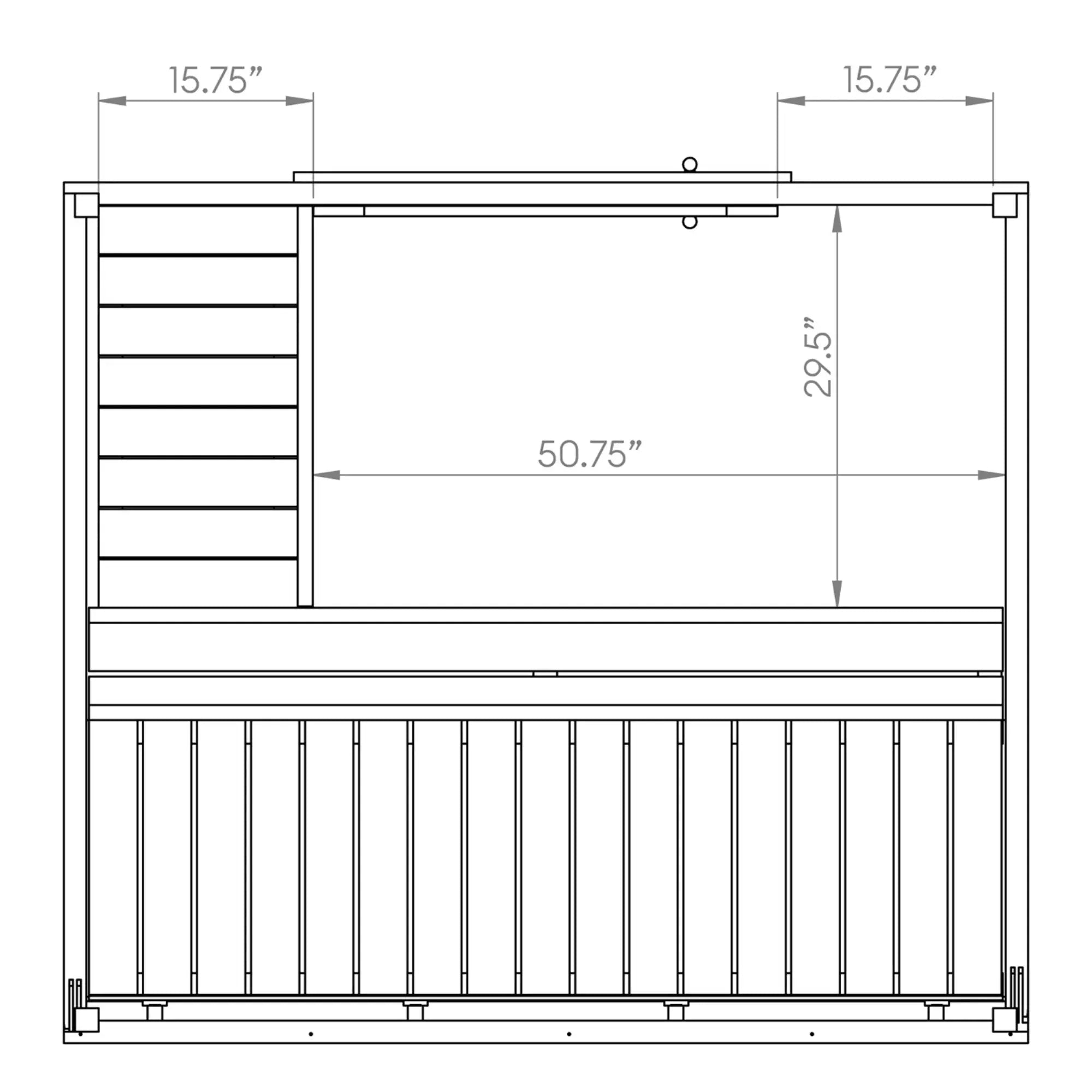 SaunaLife Model G2 Garden Series Outdoor Home Sauna Kit SaunaLife