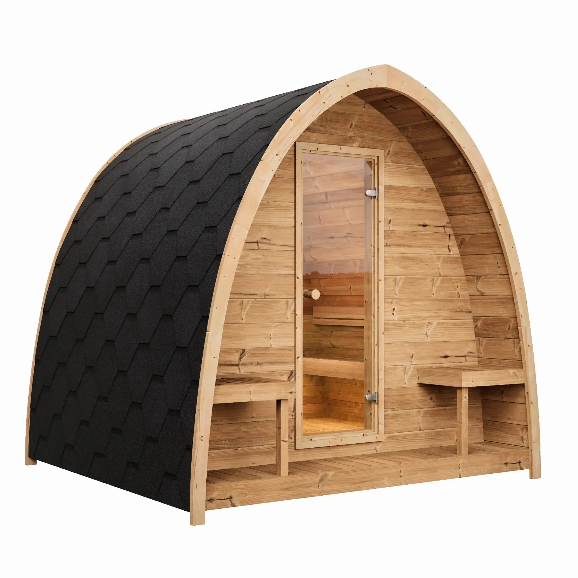 SaunaLife Model G3 Garden Series Outdoor Home Sauna Kit SaunaLife