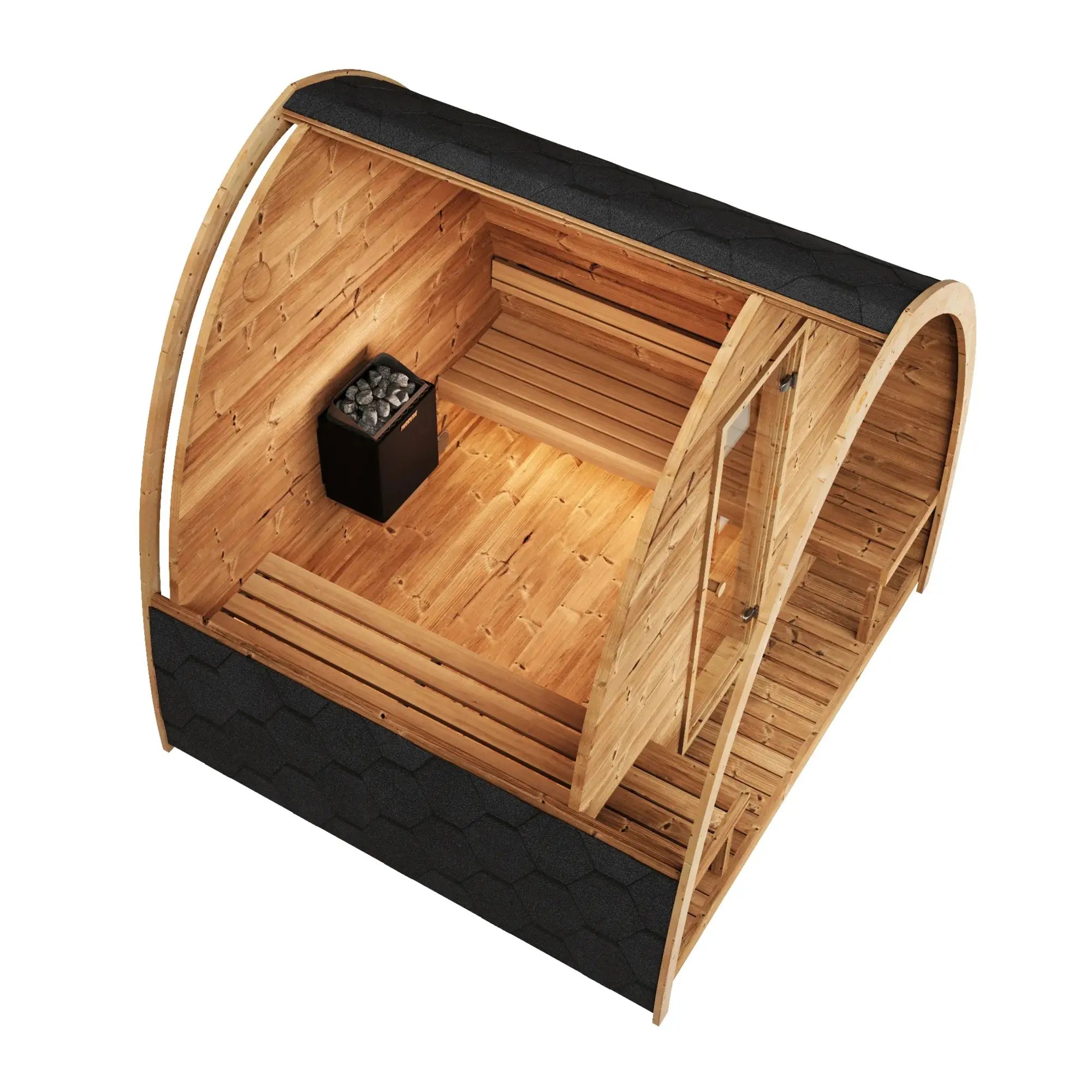 SaunaLife Model G3 Garden Series Outdoor Home Sauna Kit SaunaLife