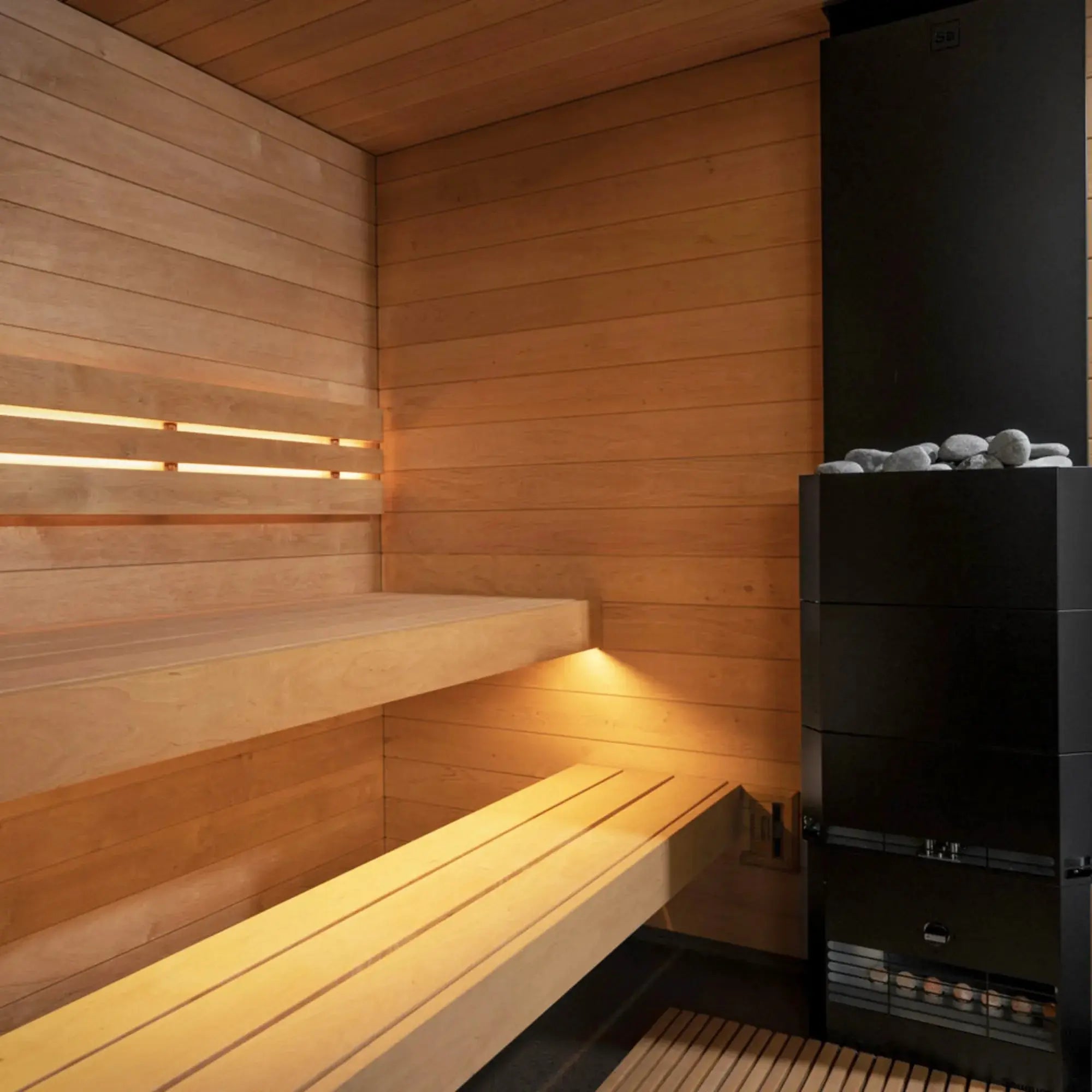 SaunaLife Model G6 Pre-Assembled Outdoor Home Sauna SaunaLife