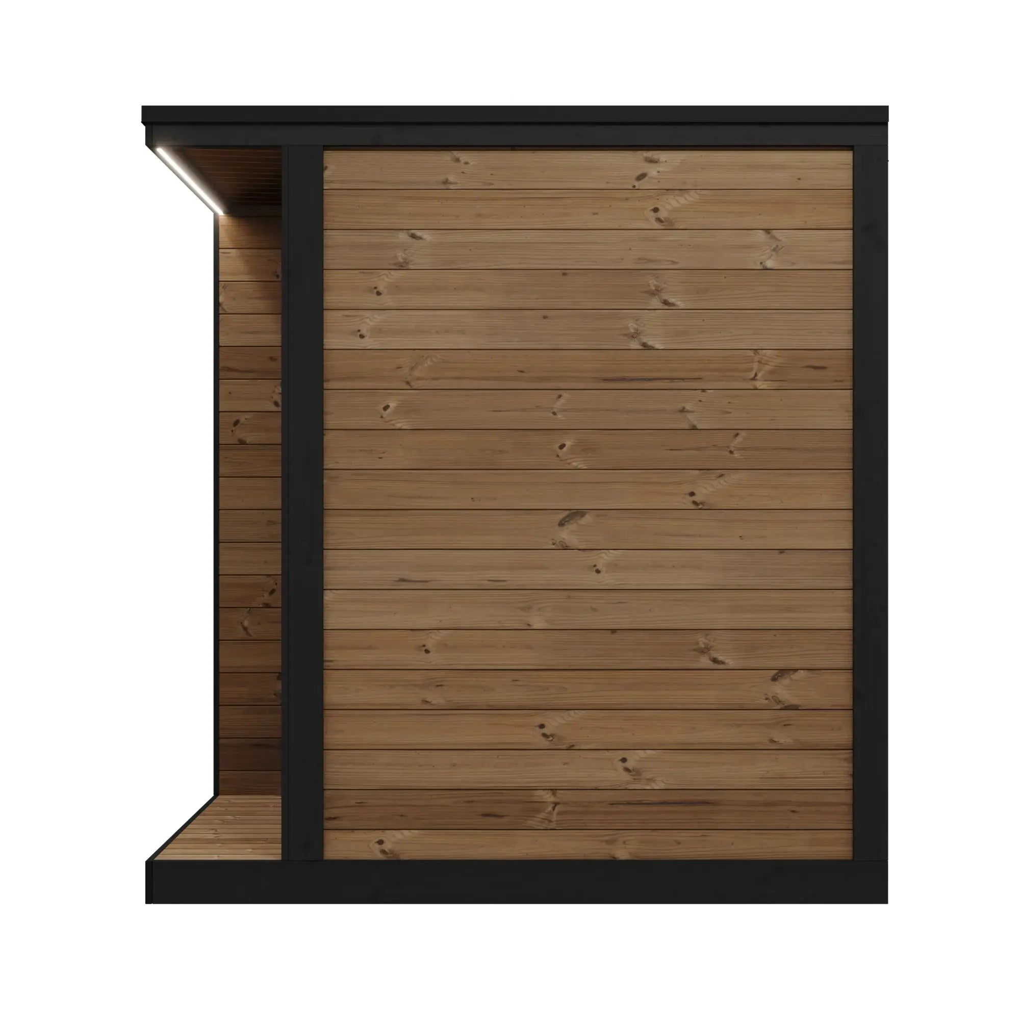 SaunaLife Model GL4 Garden Luxury Series Outdoor Home Sauna Kit SaunaLife