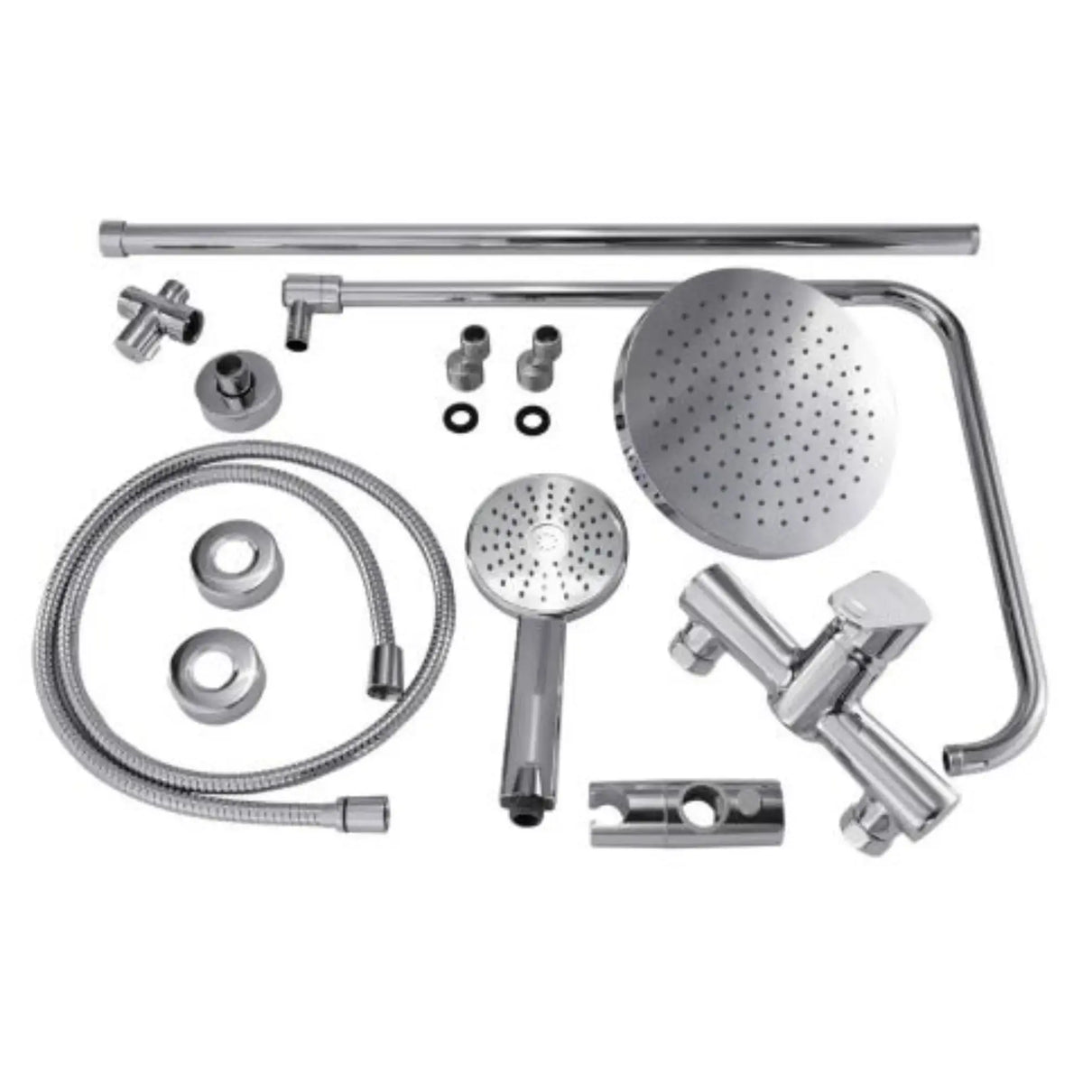 SaunaLife Model R3 Rain Series Outdoor Barrel Shower Kit SaunaLife