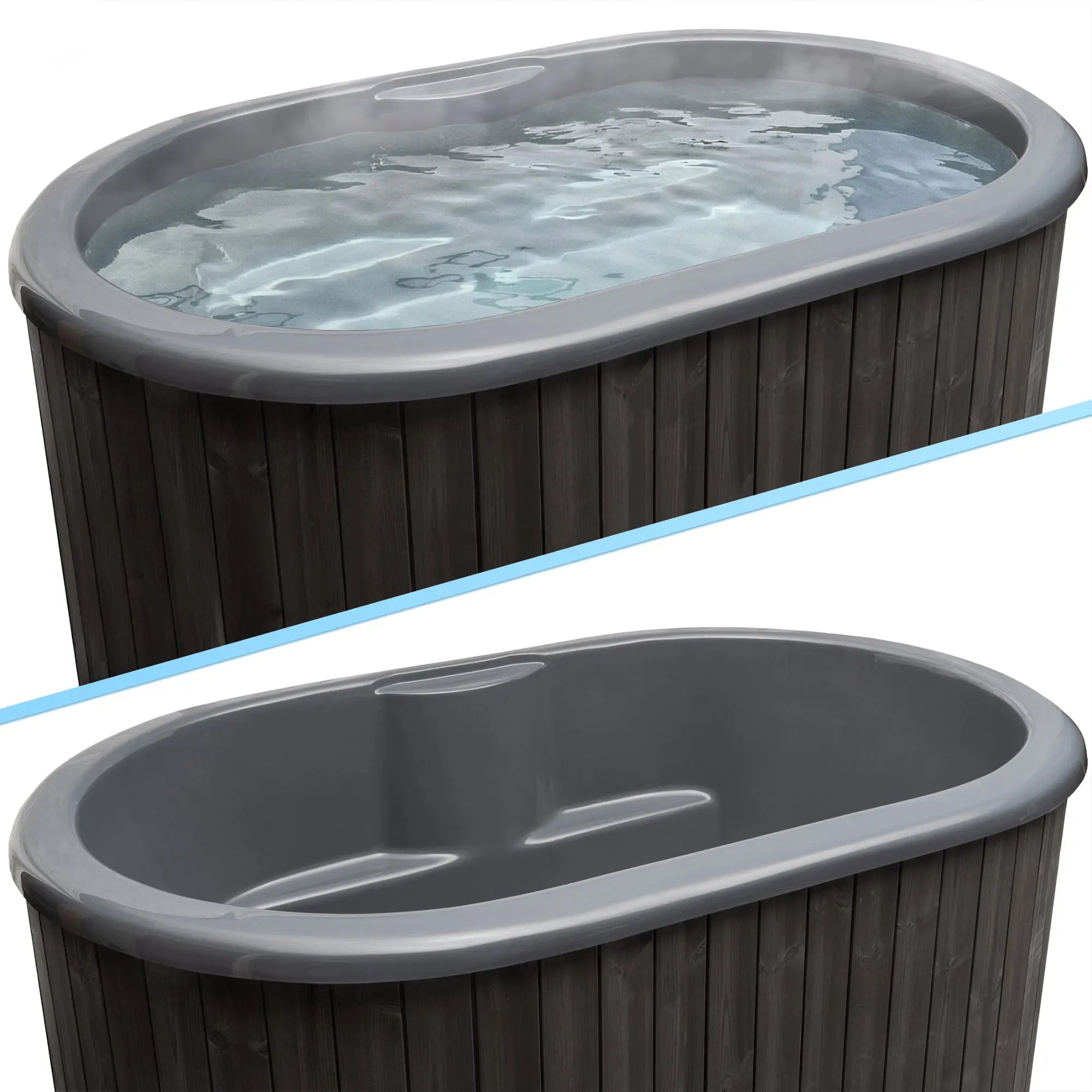 SaunaLife Model S2C Cold/Hot Immersion Tub with Combination Chiller/Heater Package SaunaLife