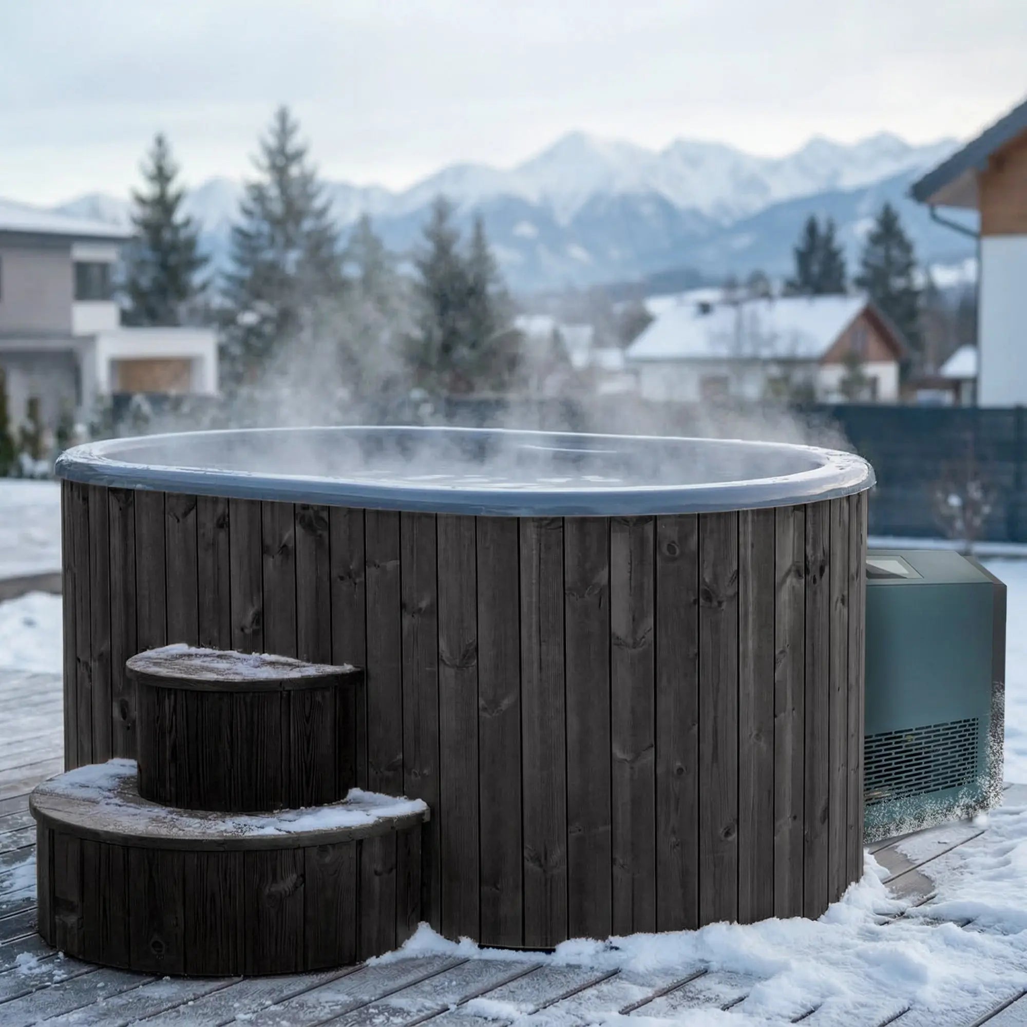 SaunaLife Model S2C Cold/Hot Immersion Tub with Combination Chiller/Heater Package SaunaLife